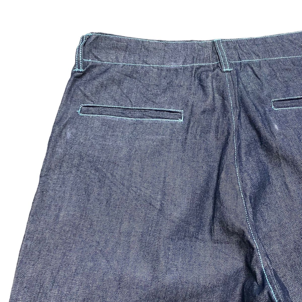 Toga Toga Archive Blue Stitch Denim Nankai Pants Size US 30 / EU 46 - 11 Thumbnail
