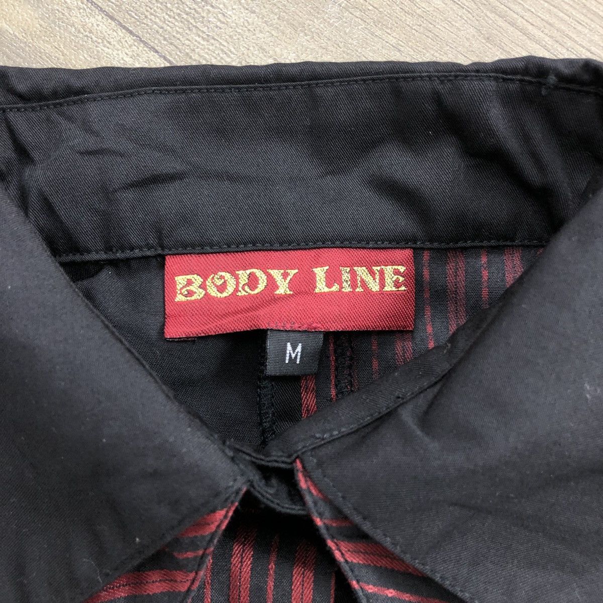 14th Addiction × If Six Was Nine × Le Grande Bleu (L.G.B.) 2000s Body Linr Bondage Punk LGB GOA Striped Button Up Size US M / EU 48-50 / 2 - 9 Thumbnail