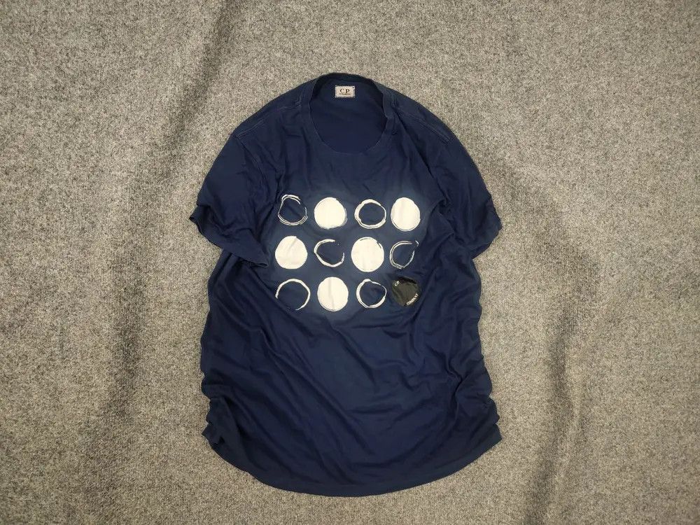 C.P. Company C.P. Company Navy blue T-shirt with Big logo Size US L / EU 52-54 / 3 - 1 Thumbnail