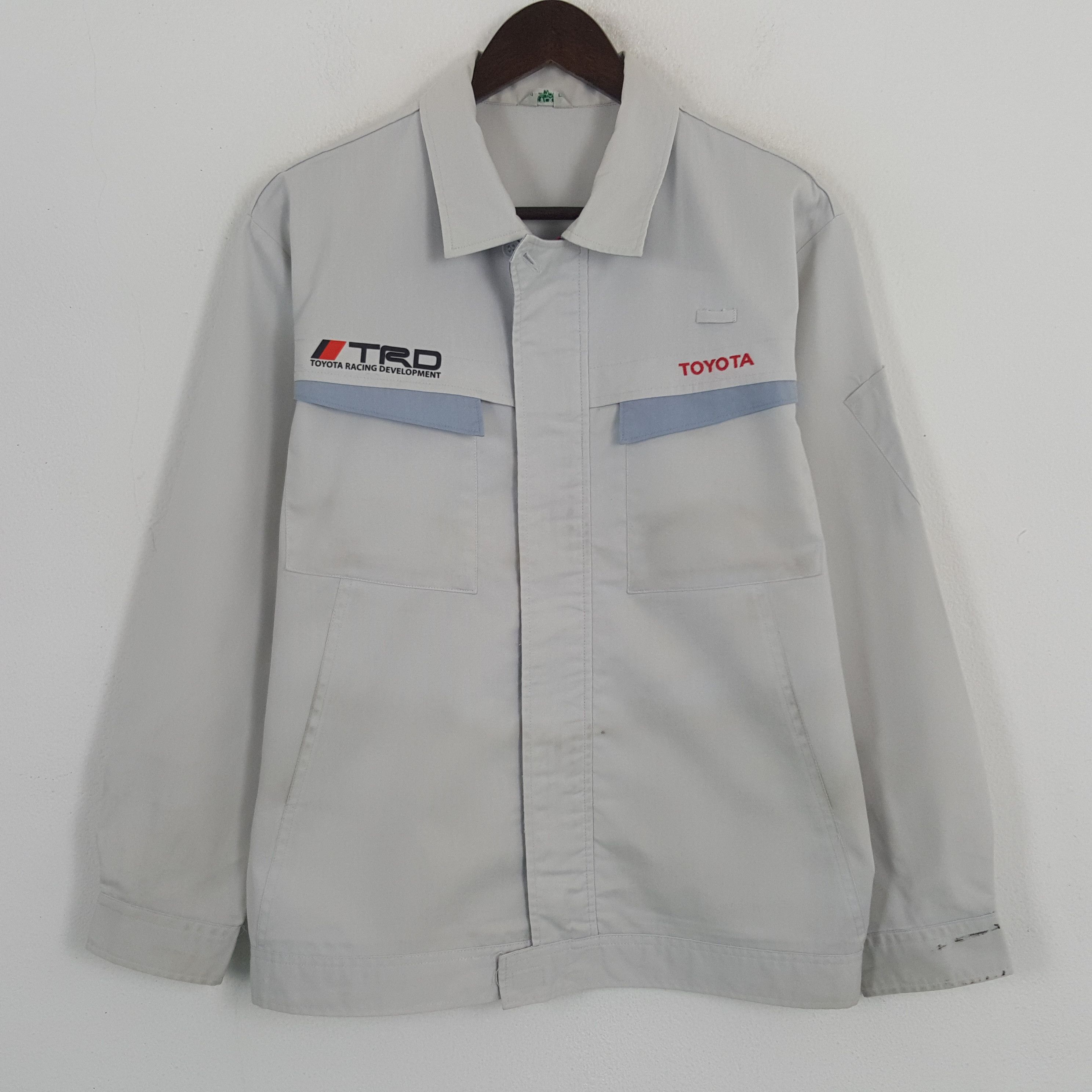 Japanese Brand × Vintage Vintage Toyota Racing Development Custom Art Worker Jacket Size US M / EU 48-50 / 2 - 3 Thumbnail