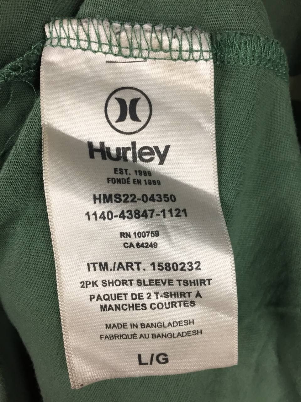 Hurley Hurley Arched Logo Surf Skate Graphic Tee Size L Size US L / EU 52-54 / 3 - 9 Thumbnail