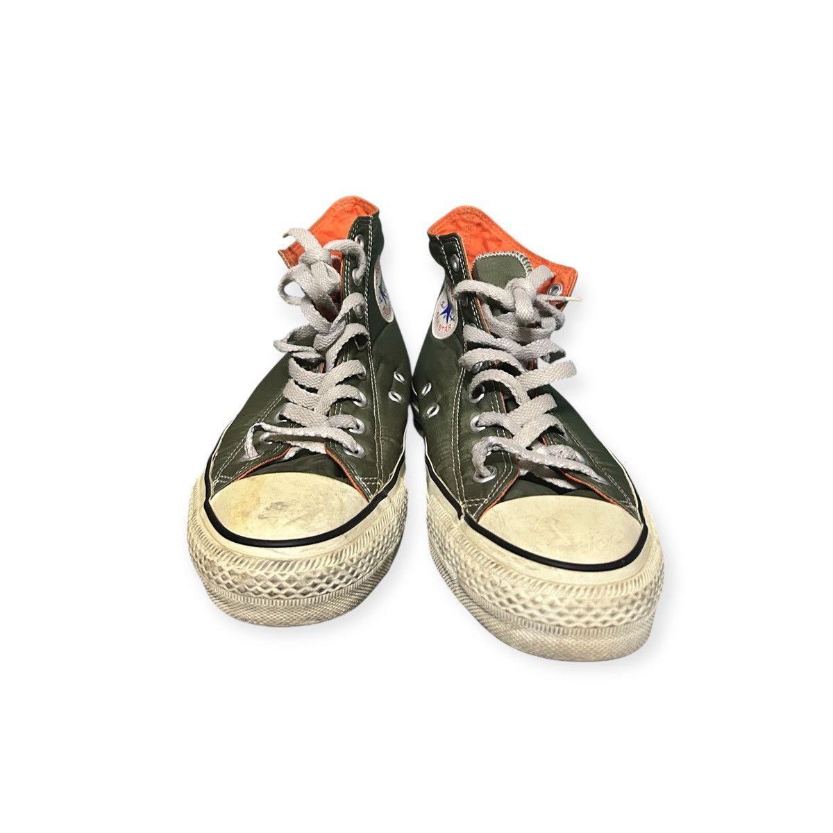 Converse Chuck Taylor Nylon Green Orange Size US 7.5 / EU 40-41 - 2 Thumbnail