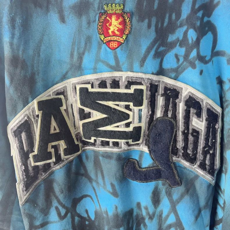 Balenciaga Balenciaga Letter printed T-shirt with round neck and shor Size US L / EU 52-54 / 3 - 2 Thumbnail