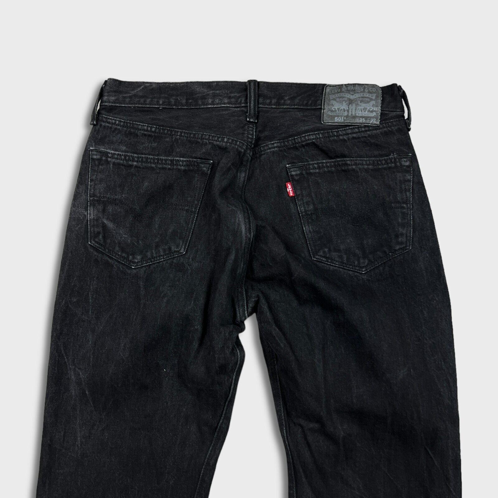 Levi's × Vintage Levi's 501 Jeans 34x29 Straight Leg Fit Faded Denim Pants Size US 34 / EU 50 - 5 Thumbnail