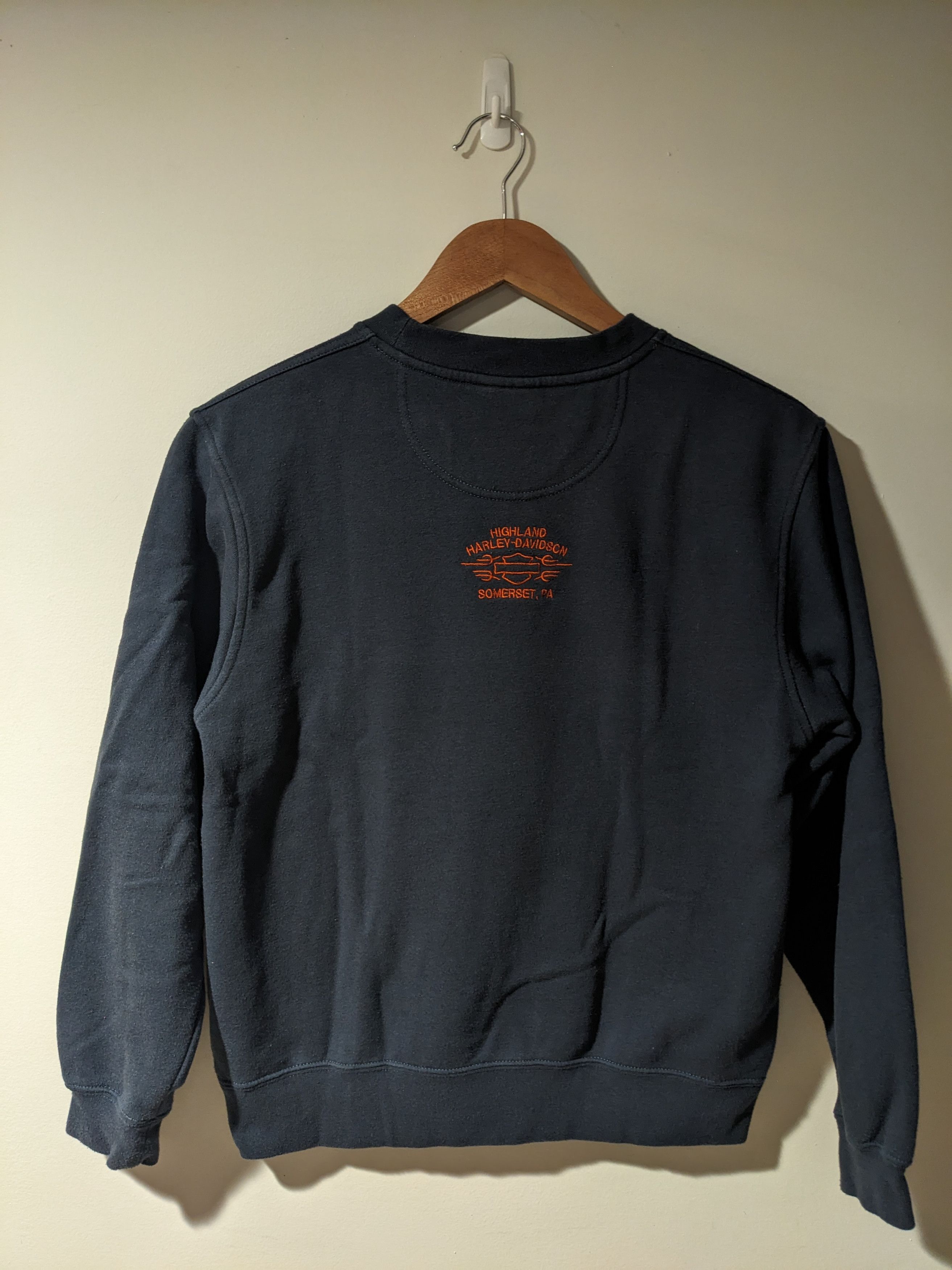 Harley Davidson Vintage Y2K Harley Davidson Motorcycle Logo Kids Sweatshirt Size US L / EU 52-54 / 3 - 5 Thumbnail