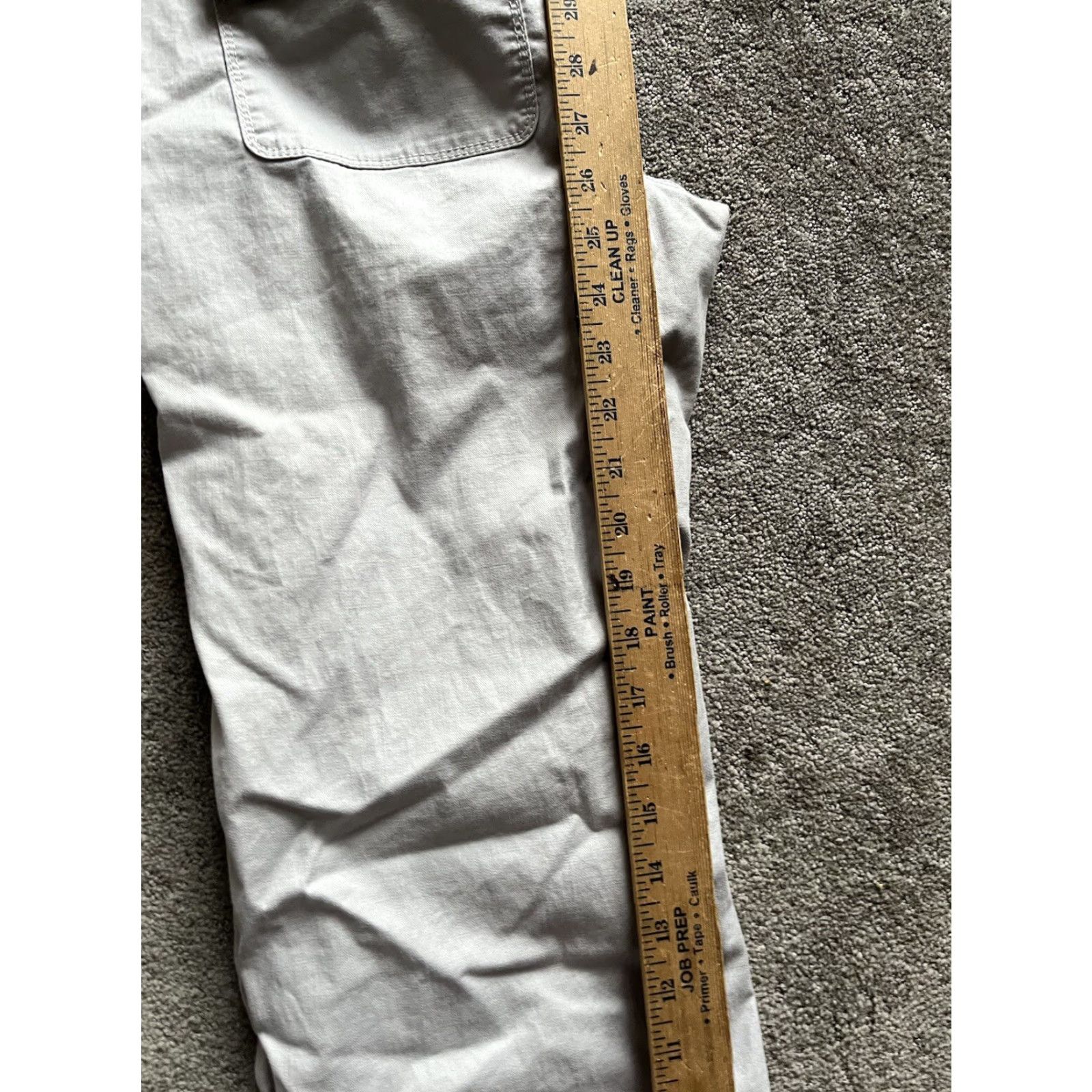 Banana Republic Banana Republic Pants Womens 4 Gray Cropped Straight Chino Casual City Preppy Cotton Spandex Mid 8.5-10.5 in 25 in Inseam Womens Size 27" / US 4 / IT 40 - 6 Thumbnail