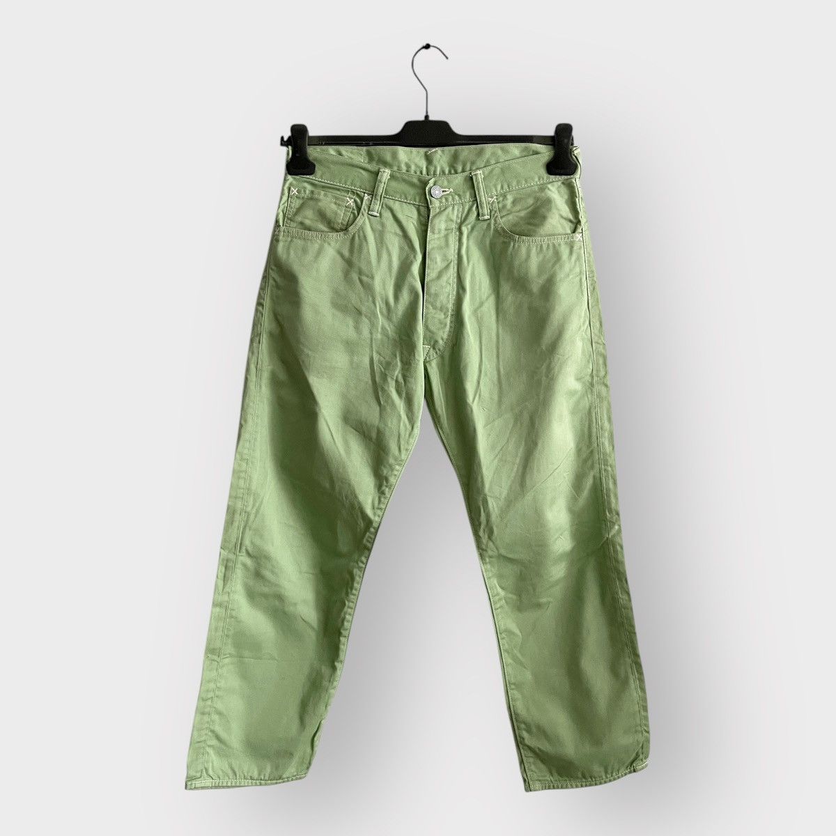 Evisu STEAL! 2005 Evisu Push Hills Golf Club Jumbo Logo Pants Size US 32 / EU 48 - 2 Thumbnail