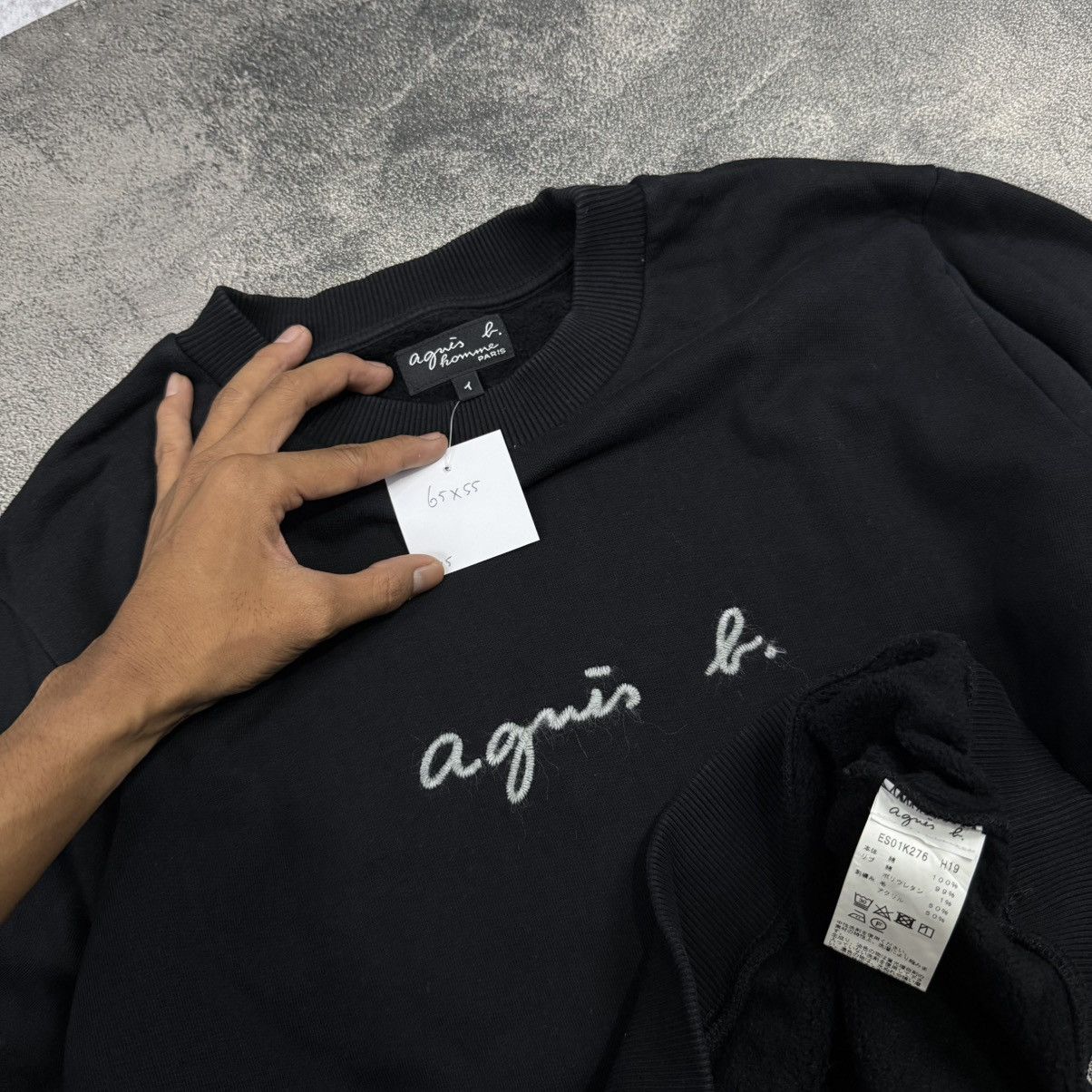 agnes b. AGNES B. homme paris logo center black Size US L / EU 52-54 / 3 - 4 Thumbnail