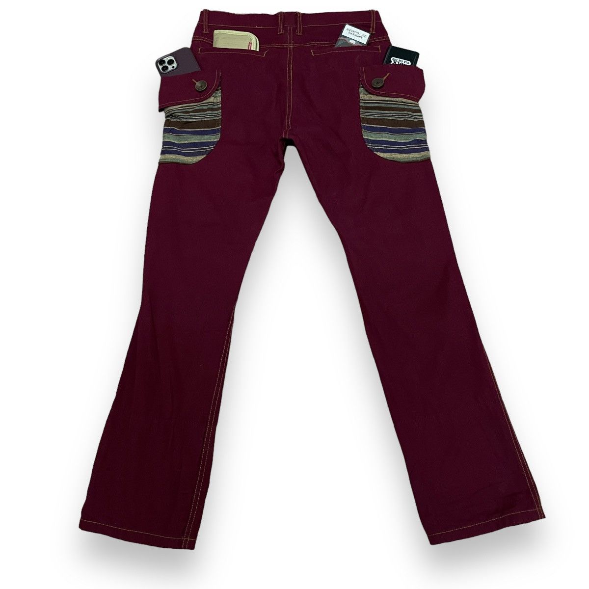 20471120 🇯🇵 JUNGLE STORM NATIVE CARGO PANTS Size US 31 - 2 Thumbnail