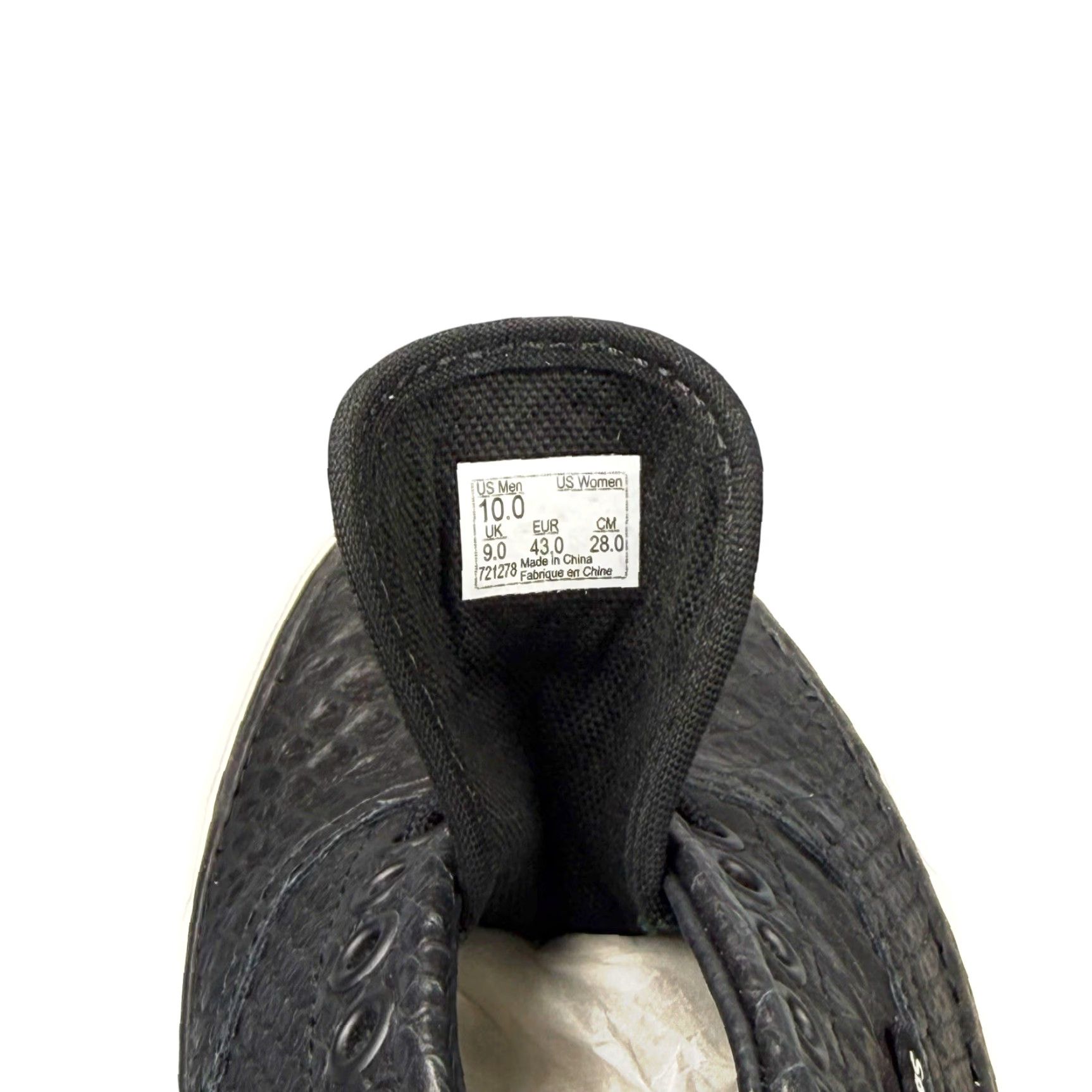 Vans VINTAGE Vans W Tap Era LX Anaconda Snakeskin Mens Size 10 New In Box Sneaker Black Snakeskin 2015 Mens Vans W Tap Era LX Anaconda Snakeskin Shoes Size US 10 / EU 43 - 7 Thumbnail
