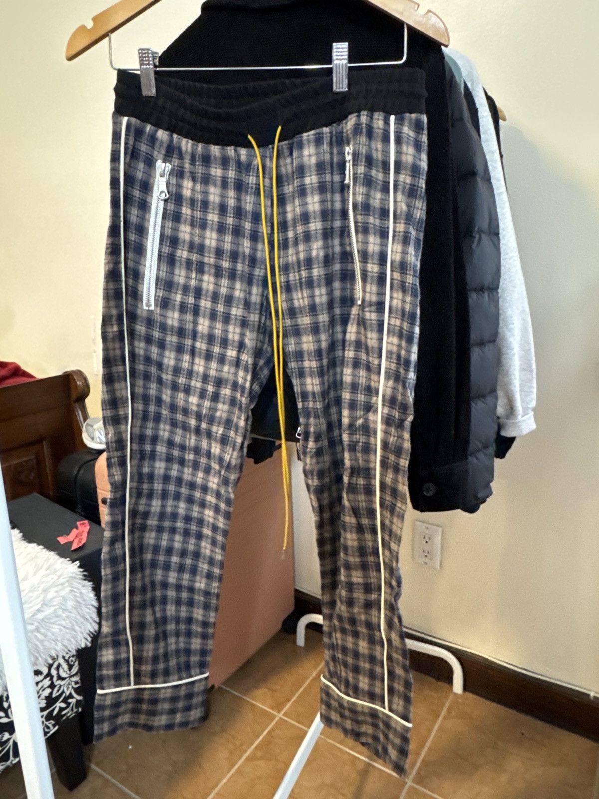 Rhude Rhude - Blue Plaid pants “pajamas” - Small Size US 27 - 1 Thumbnail
