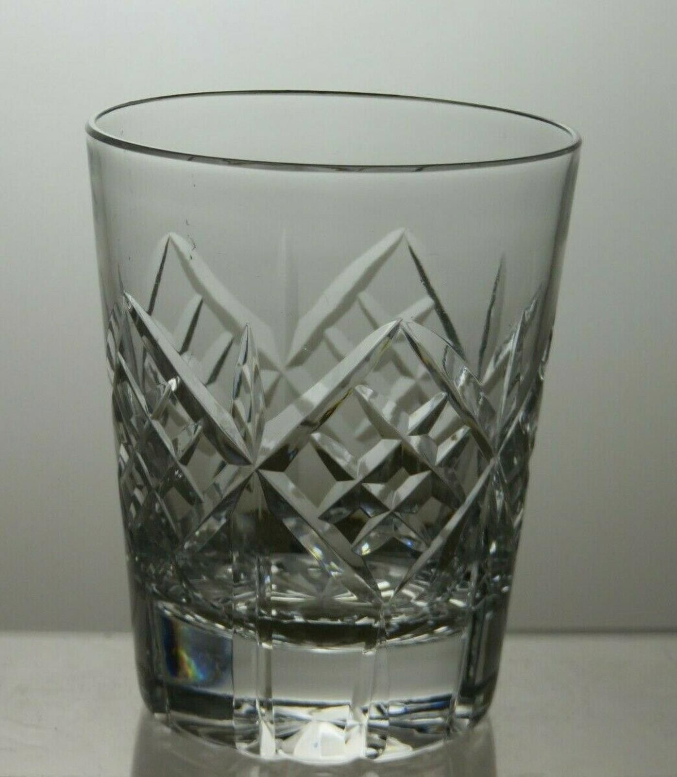 The Unbranded Brand Lead Crystal Cut Glass Set Of 5 Tumblers 3 1/4" Size ONE SIZE - 3 Thumbnail