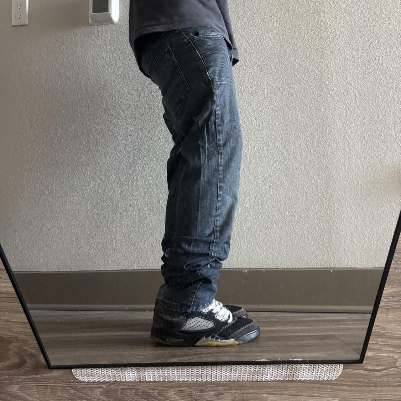 Vintage Crazy Vintage Y2K/2000s Grunge Dark Wash Skinny Denim Jeans! 30x32 Size US 30 / EU 46 - 2 Thumbnail