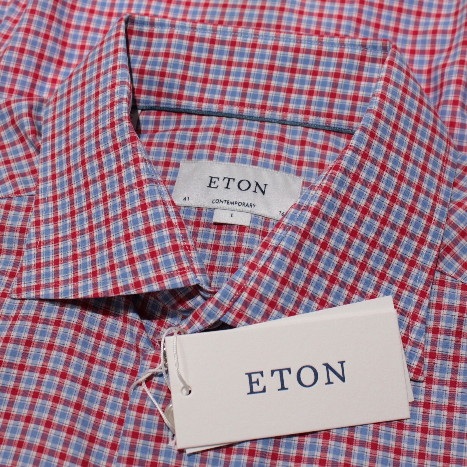 Eton Eton New with tags Shirt Size L US In Red Size US L / EU 52-54 / 3 - 1 Thumbnail