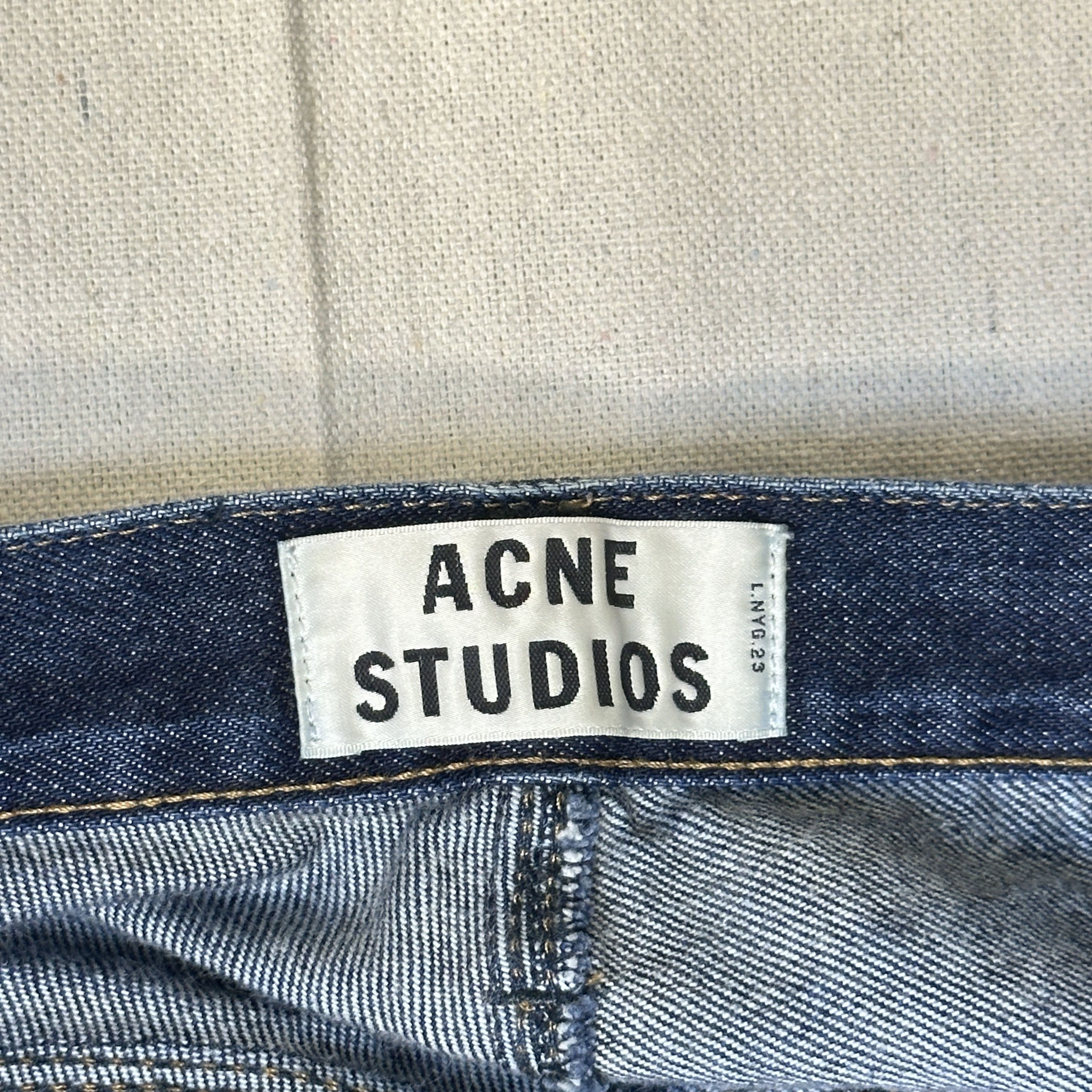 Acne Studios Vintage Acne Studios Max New Raw Denim Jeans Size 33/32 Size US 33 - 2 Thumbnail