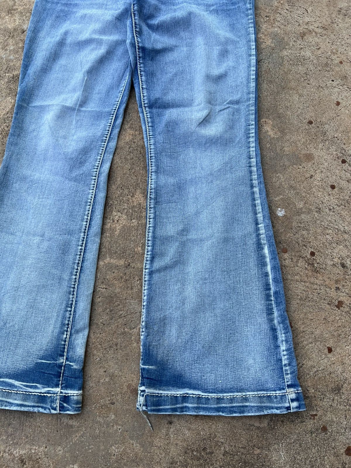 Japanese Brand Flared Maurices Y2K Jeans Size US 34 / EU 50 - 9 Thumbnail
