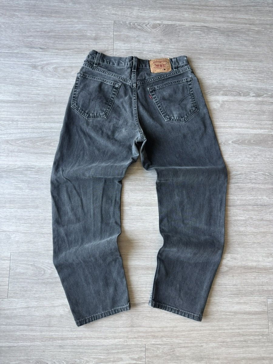 Levi's Vintage Clothing Vintage Levi’s 550 Relaxed Fit 34x32 Y2K Faded Black Red Tab Size US 34 / EU 50 - 4 Thumbnail