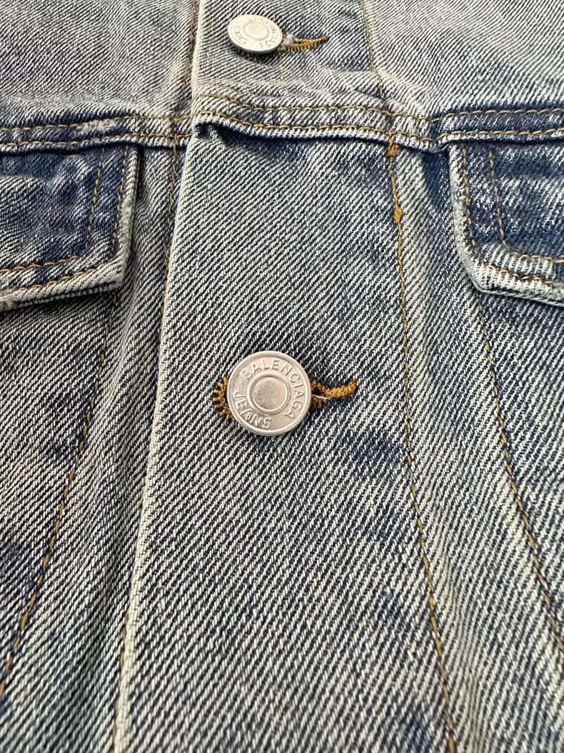 Balenciaga Balenciaga Denim Jacket 2502-Nextarrow Size US XL / EU 56 / 4 - 4 Thumbnail