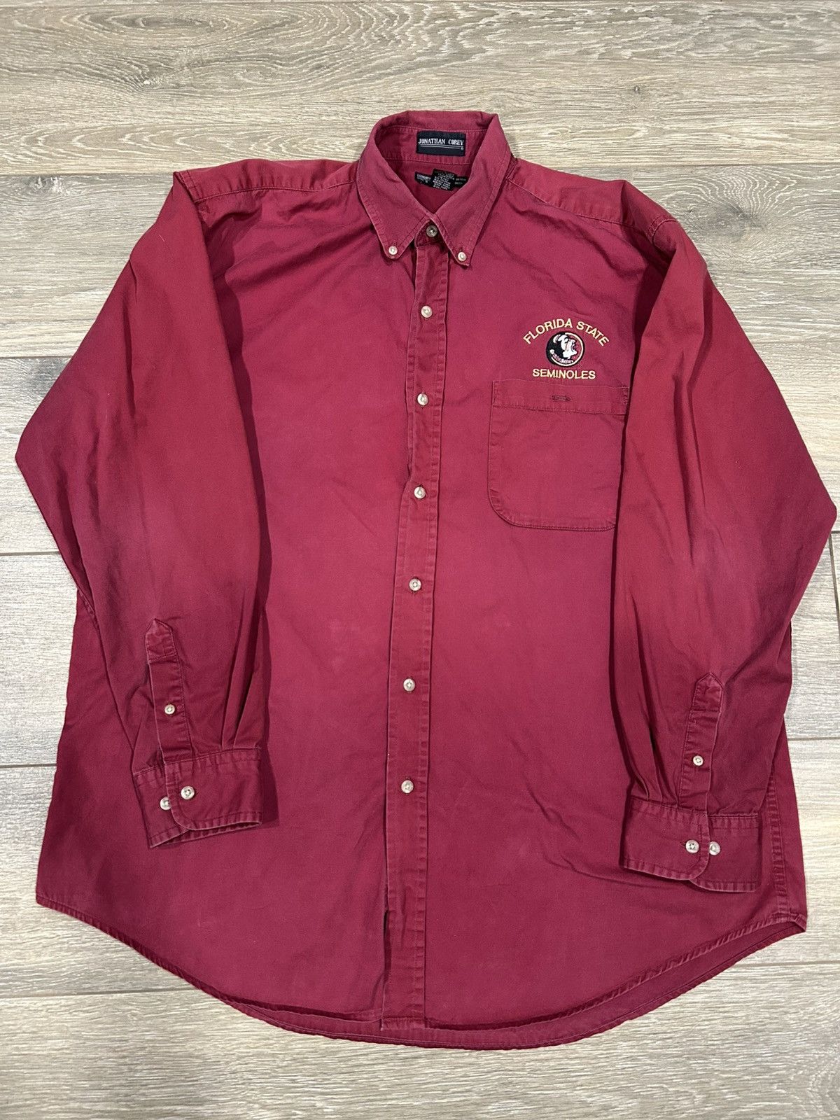 NCAA Vintage Single Stitch FSU Button-Up Size US XL / EU 56 / 4 - 2 Thumbnail