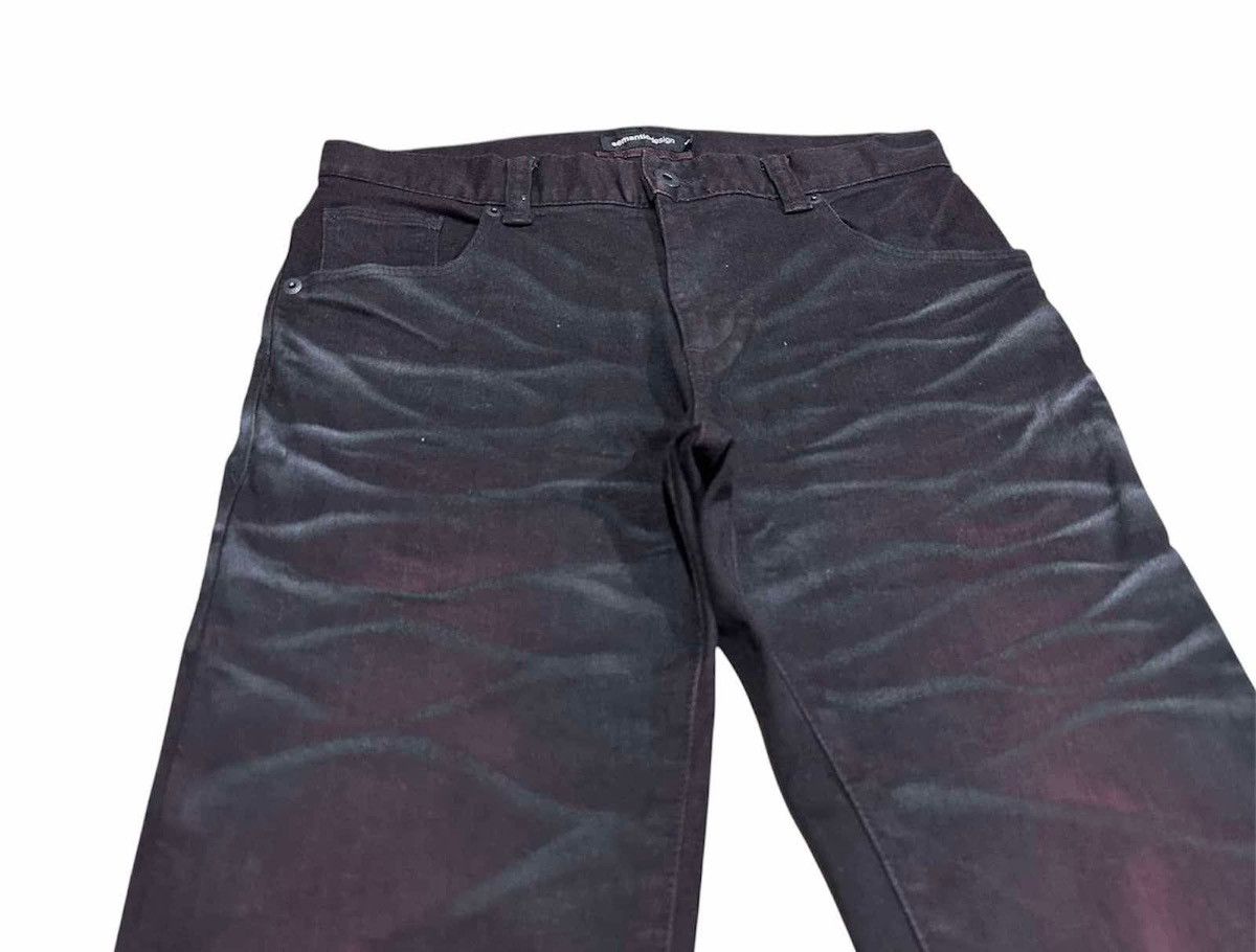If Six Was Nine × Le Grande Bleu (L.G.B.) × semanticdesign 🔥Y2K Archived Semantic Design Blood Denim Vein Faded Size US 30 / EU 46 - 1 Thumbnail