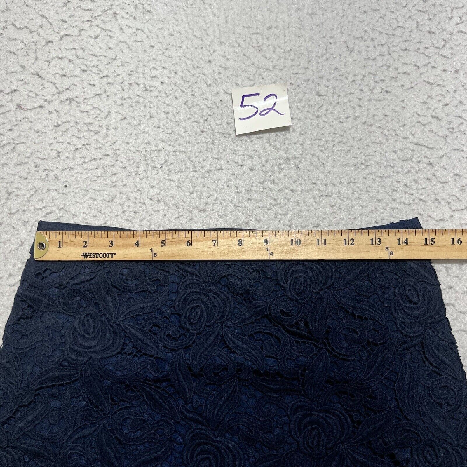 Juicy Couture Juicy Couture Mini Skirt Embroidery Lace Floral Lined Blue Size 27" / US 4 / IT 40 - 10 Thumbnail