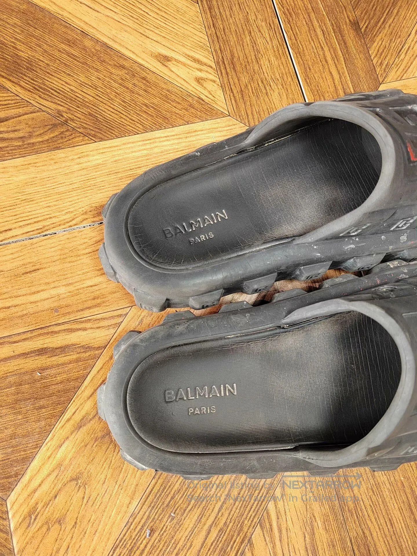 Balmain Balmain Thick Sole Slide Sandals. Size US 8 / EU 41 - 3 Thumbnail