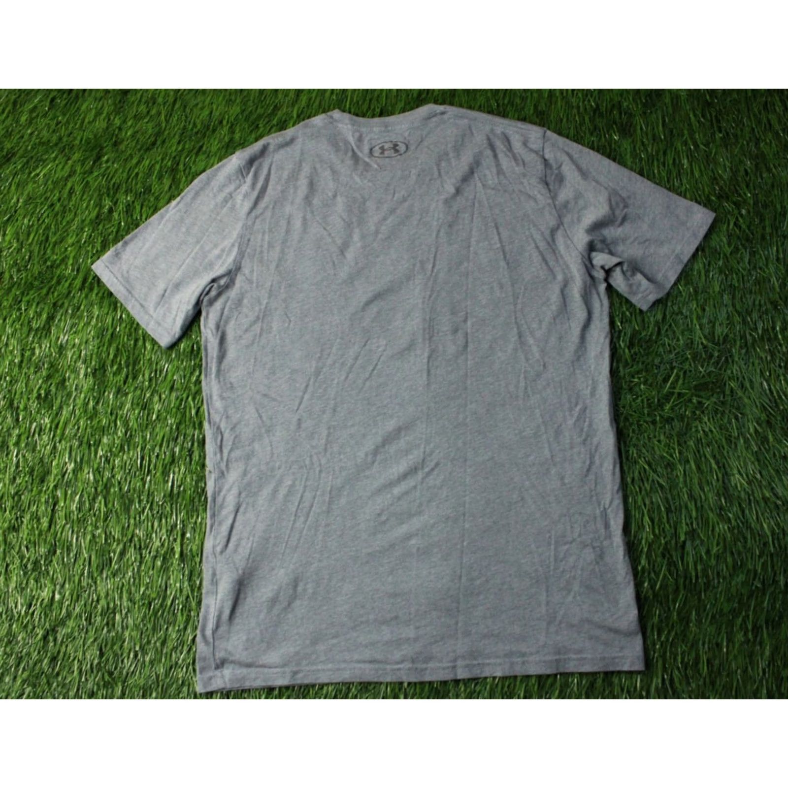 Under Armour UNDER ARMOUR HEATGEAR Shirt Mens M Gray Jersey Short Sleeve Casual T-Shirt 2021 Size US M / EU 48-50 / 2 - 7 Thumbnail