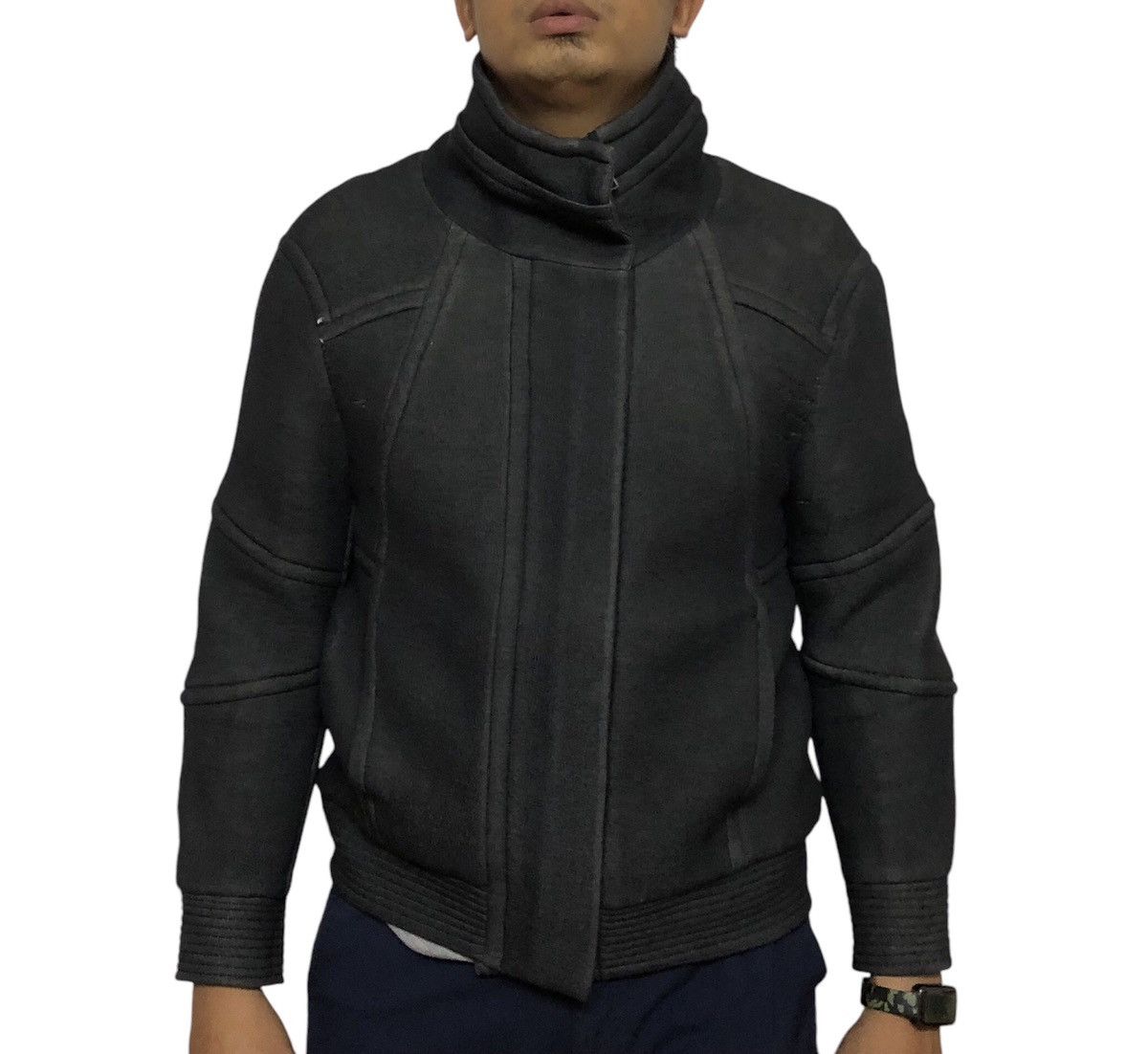 Helmut Lang Deconstructed Helmut Lang Patterned Padded Jacket Size US S / EU 44-46 / 1 - 1 Thumbnail