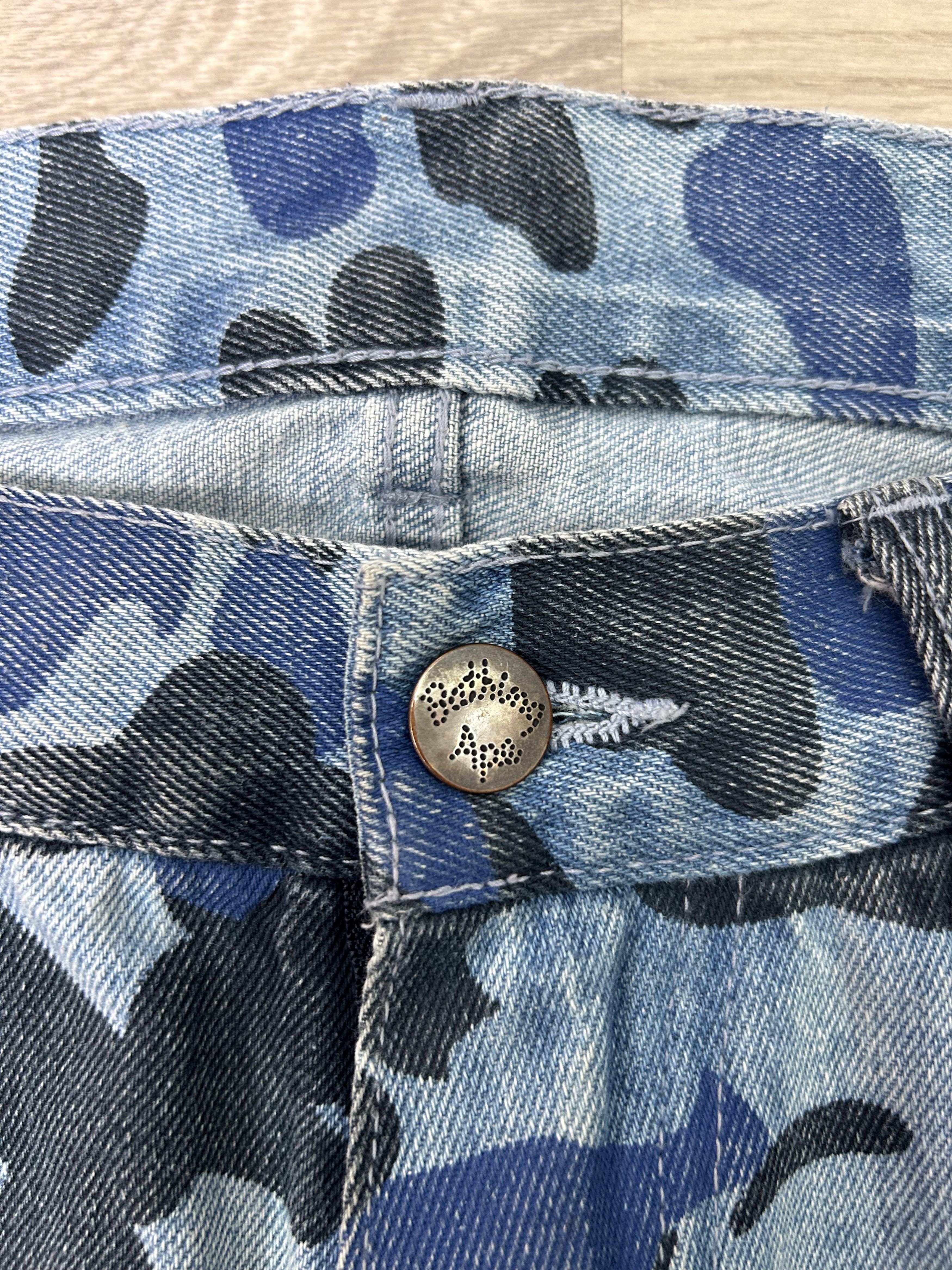 Bape BAPE Color Camo Denim Pants Light Indigo [Size L] Size US 36 / EU 52 - 2 Thumbnail