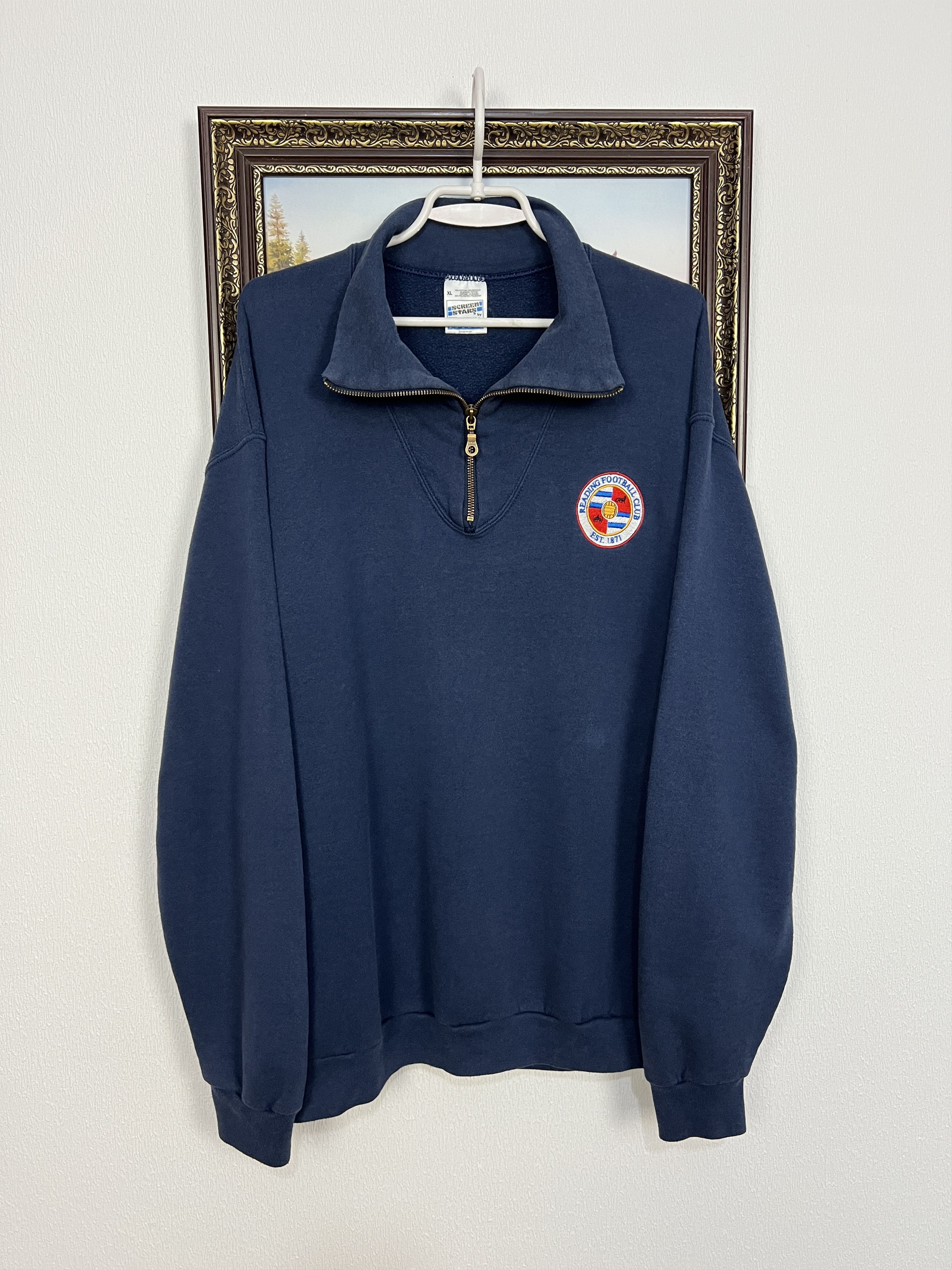 Vintage Vintage Reading Football Jacket Soccer Sweatshirt Track Top Size US XL / EU 56 / 4 - 1 Thumbnail