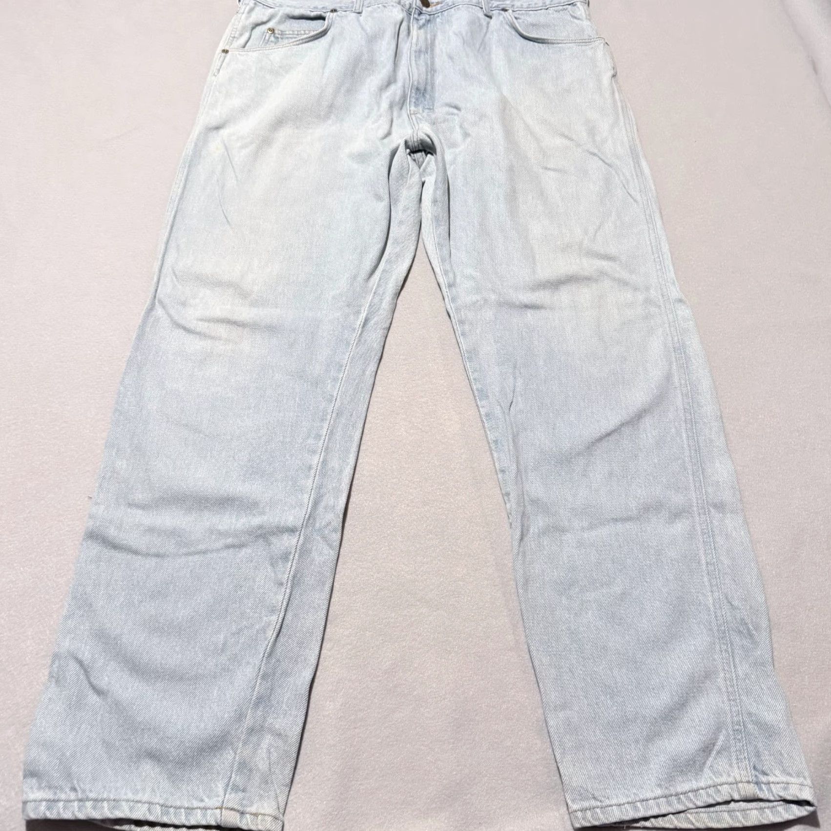 Wrangler Wrangler Jeans Men Blue Denim Pockets Classic Straight Zip Fly - W38 Size US 38 / EU 54 - 2 Thumbnail