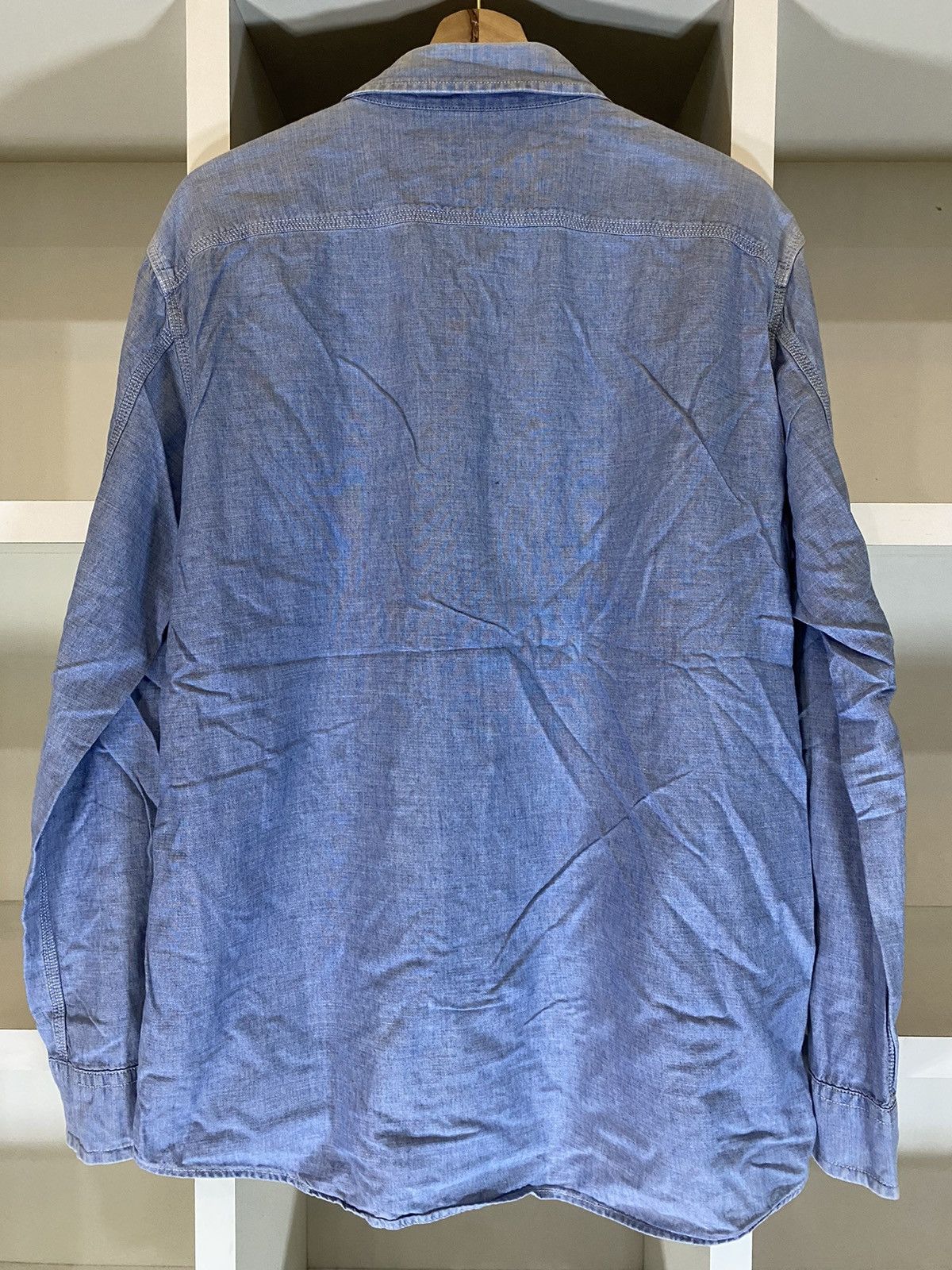 Uniqlo Uniqlo Button Ups Denim Shirt Size US XL / EU 56 / 4 - 11 Thumbnail