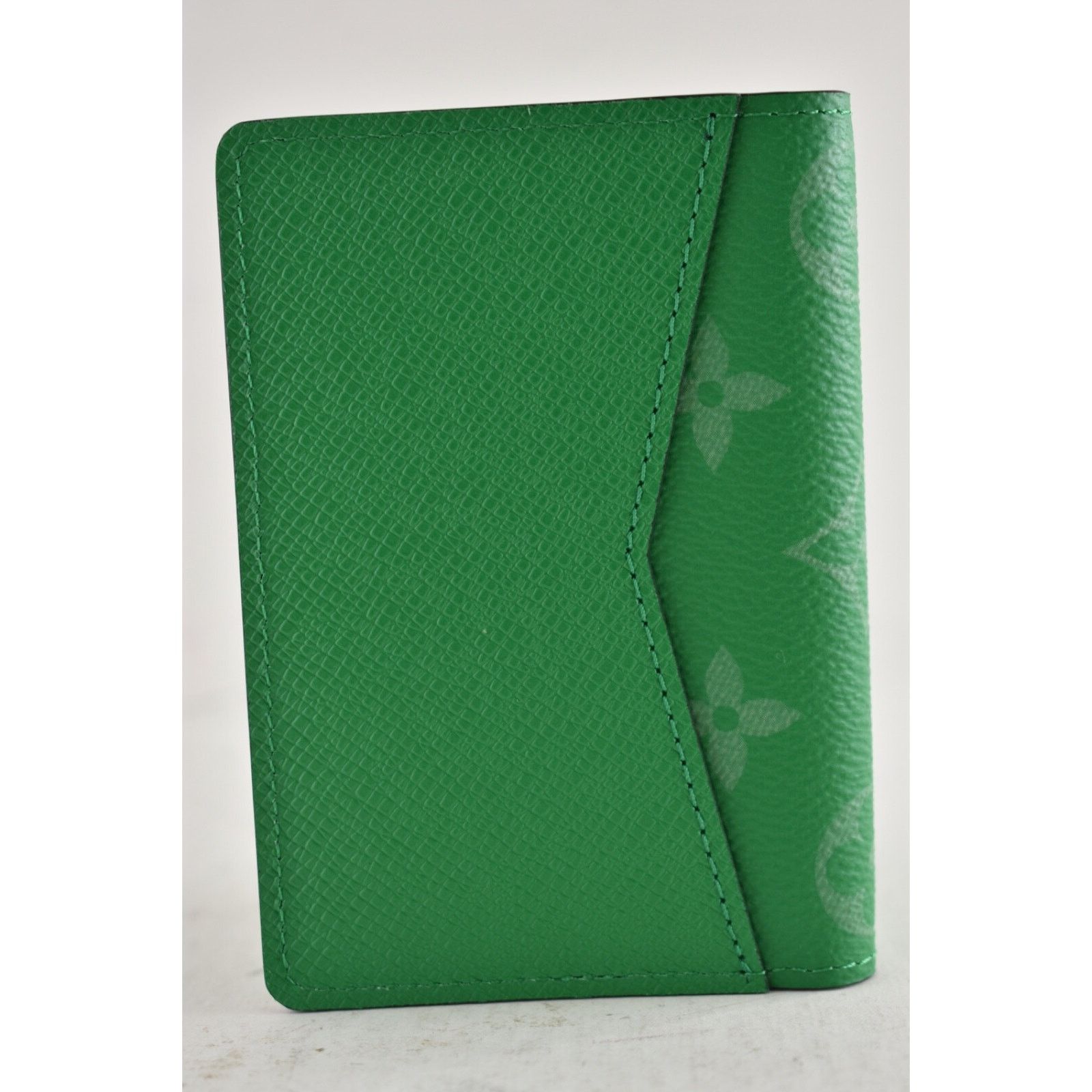 Louis Vuitton Louis Vuitton Green Monogram Logo Pocket Organizer Wallet Size ONE SIZE - 6 Thumbnail