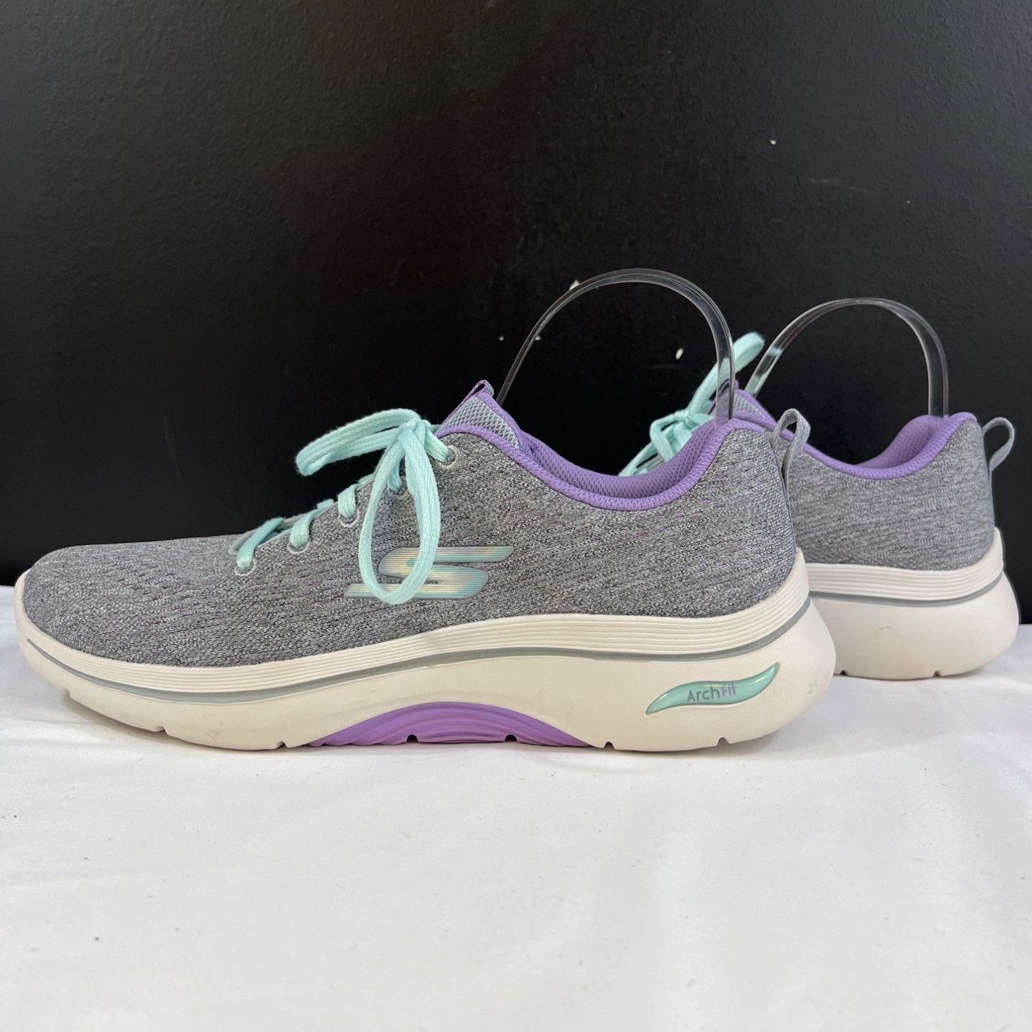 SKECHERS Skechers GoWalk Arch Fit Women's Grey Walking or Running Sne Size US 9 / IT 39 - 5 Thumbnail