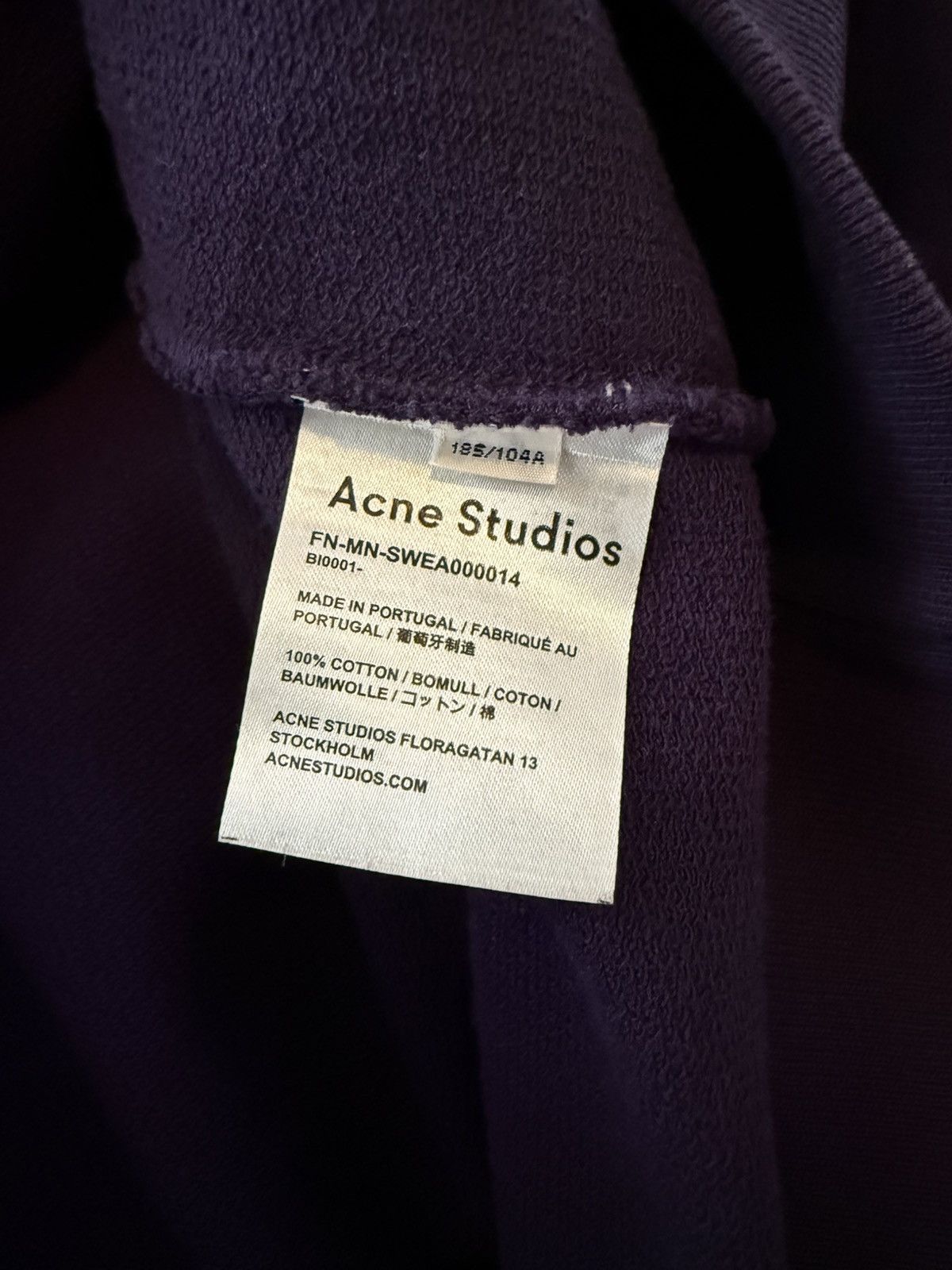 Acne Studios Acne Studios Distressed Logo Sweater Size US XL / EU 56 / 4 - 4 Thumbnail
