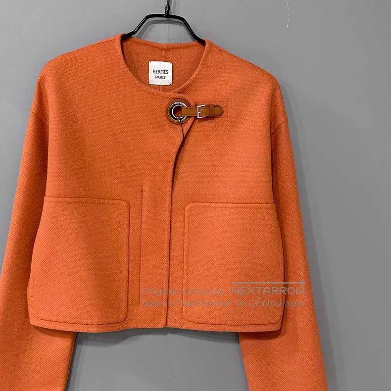 Hermes Hermes Brick red cashmere overcoat Size XS / US 0-2 / IT 36-38 - 2 Thumbnail