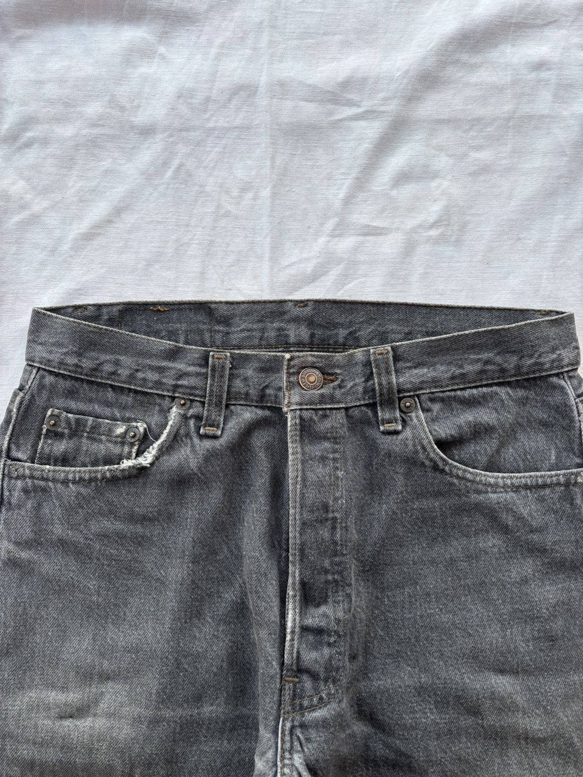 Kapital Vintage Levis 501 Rick Owens Style Distress Denim USA MADE Size US 30 / EU 46 - 9 Thumbnail