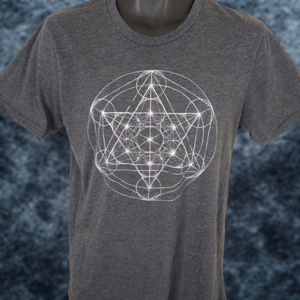 Vintage VINTAGE Metatrons Cube T Shirt Mens Size Medium Gray Sacred Geometry Archangel Soul Flower Mens Shirt Mystery Energy Spiritual Universe 2010s Size US M / EU 48-50 / 2 - 1 Thumbnail