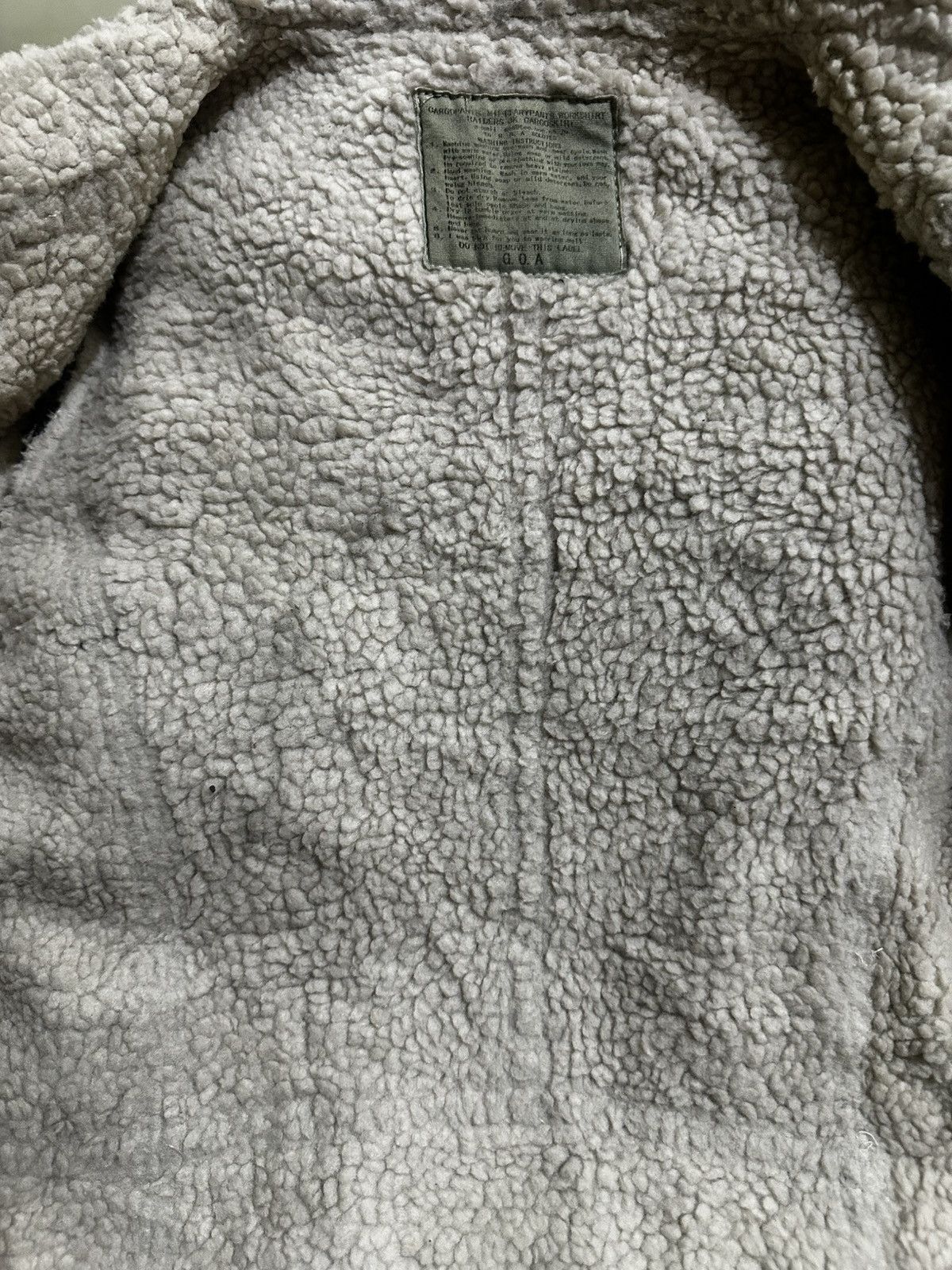 Japanese Brand 2000s G.O.A Shearling Lined Cropped Leather Jacket Size US M / EU 48-50 / 2 - 6 Thumbnail