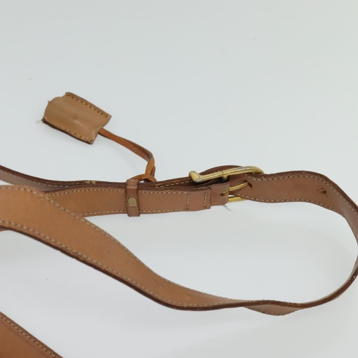 Celine CELINE Macadam Canvas Shoulder Bag Pvc Leather Brown Gold Size ONE SIZE - 8 Thumbnail