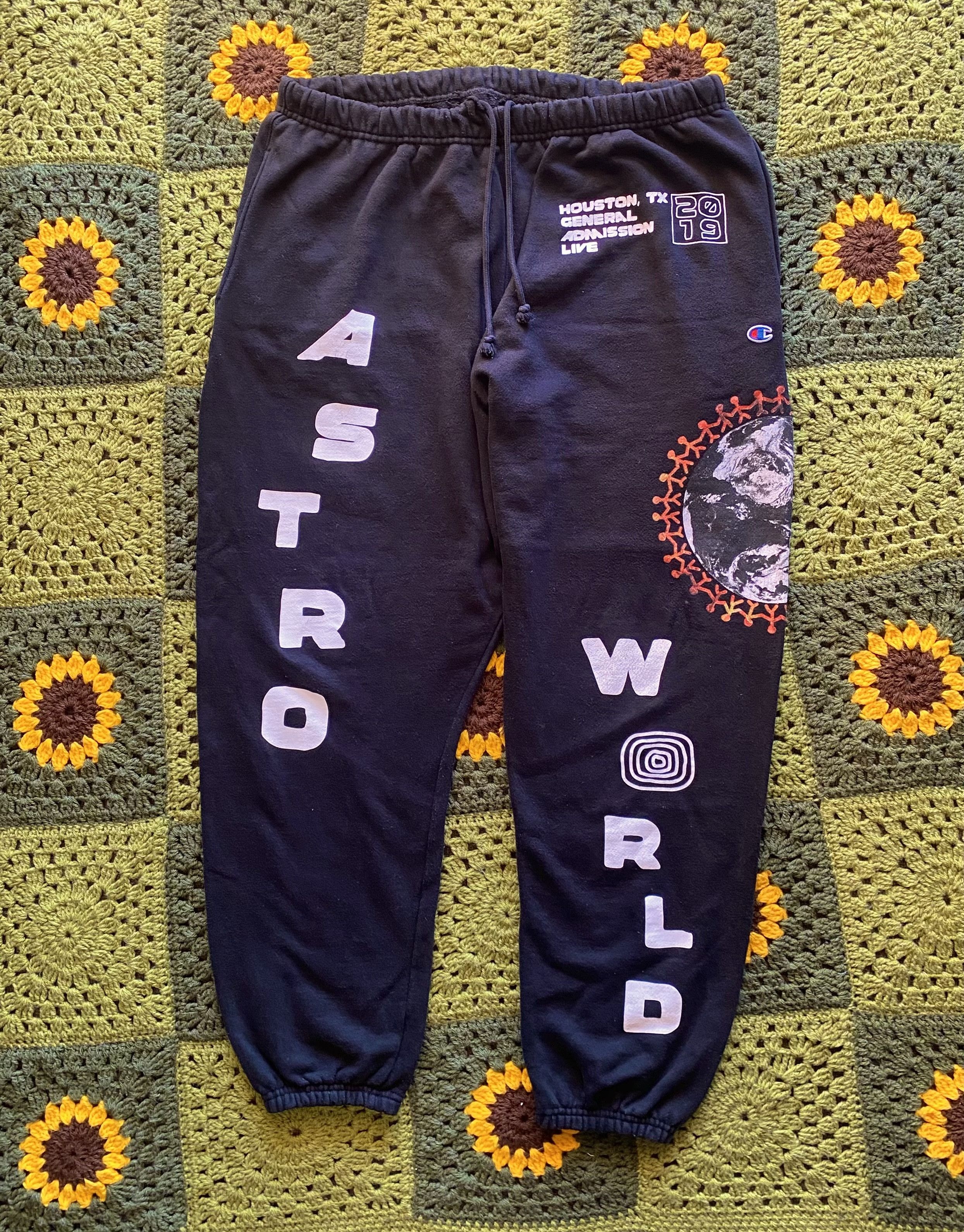 Astroworld champion sweatpants hotsell