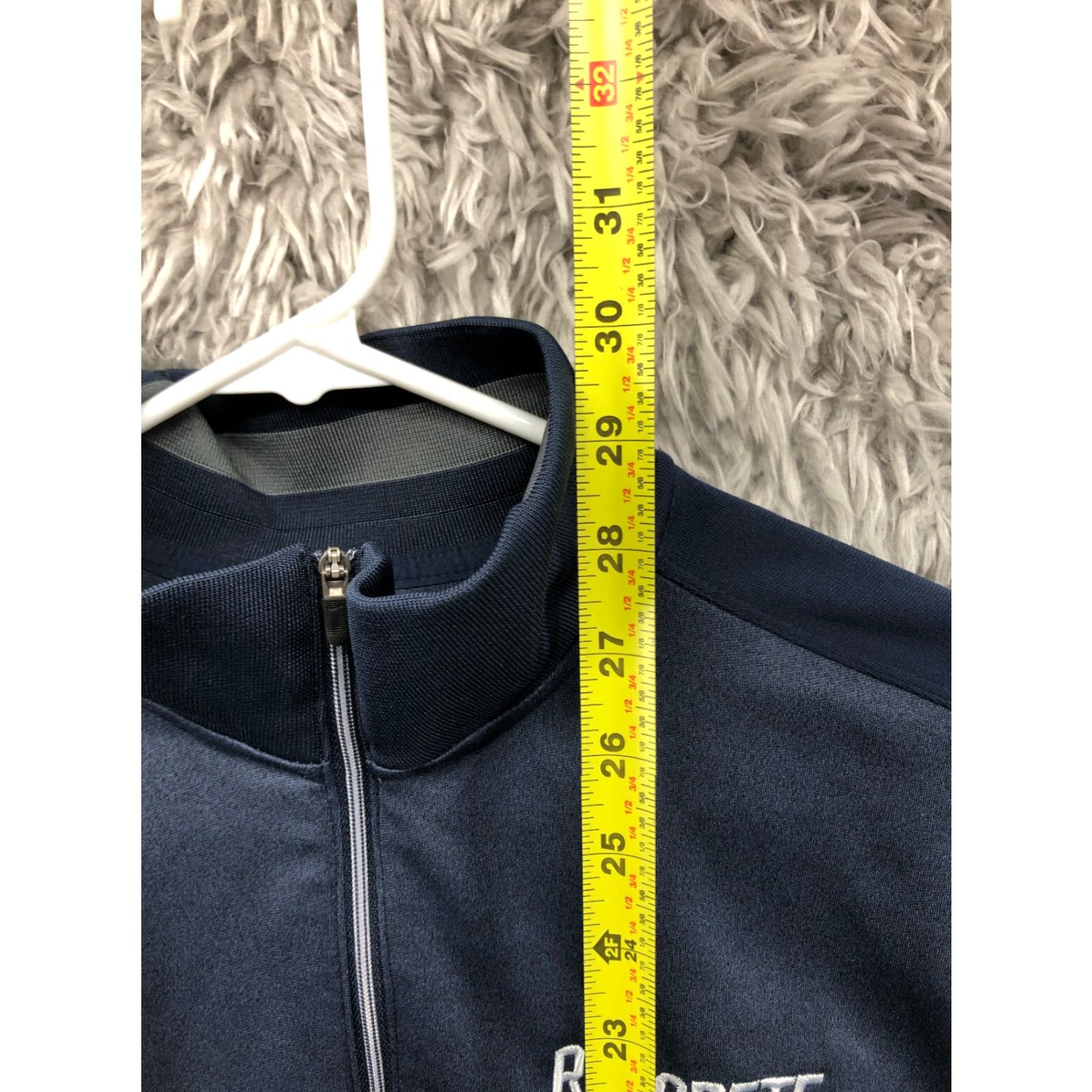 Nike Nike Dri-Fit Sweatshirt Mens M Long Sleeve Blue Mock Neck Half Zip Sponsor Pullover Size US M / EU 48-50 / 2 - 4 Thumbnail