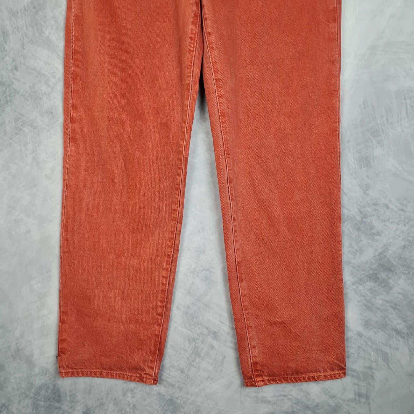 Madewell Madewell Baggy Straight Jeans Womens 27 Salmon High Rise Relaxed Denim Pants Size 27" / US 4 / IT 40 - 6 Thumbnail