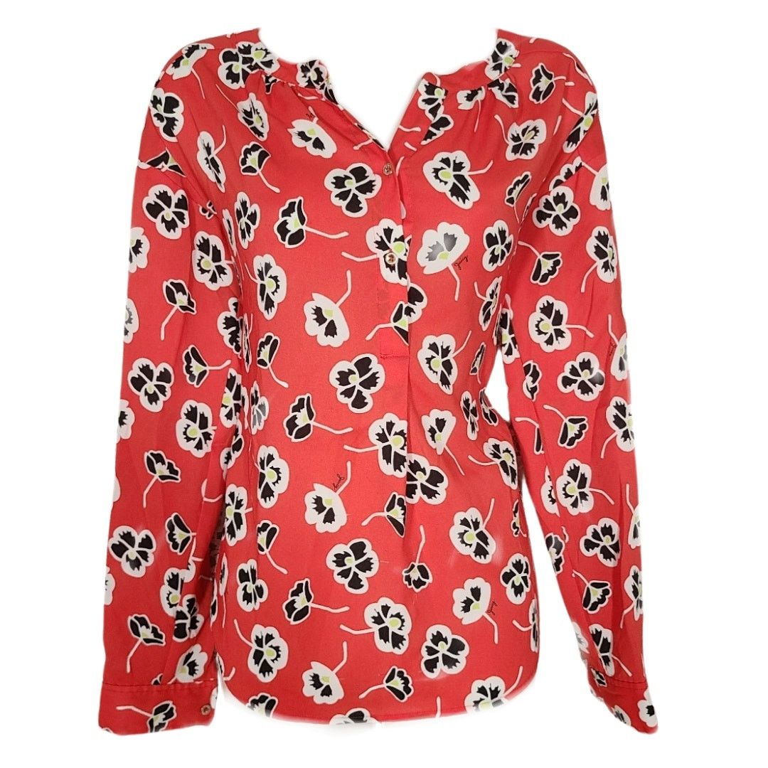 Juicy Couture Juicy couture red floral print oversized blouse size small Size M / US 6-8 / IT 42-44 - 10 Thumbnail