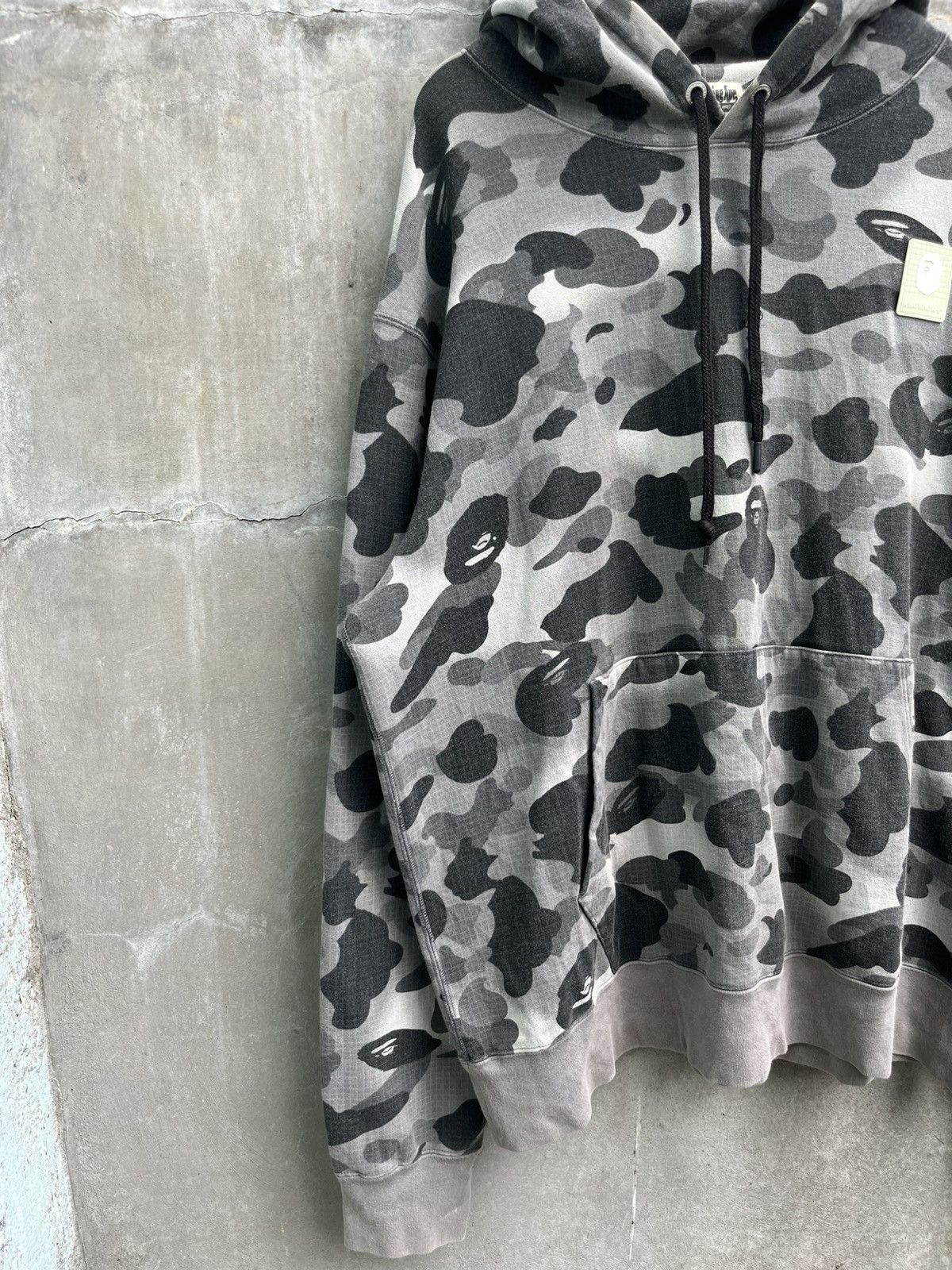 Bape Grid Camo Pull Over Hoodie Size US XXL / EU 58 / 5 - 3 Thumbnail