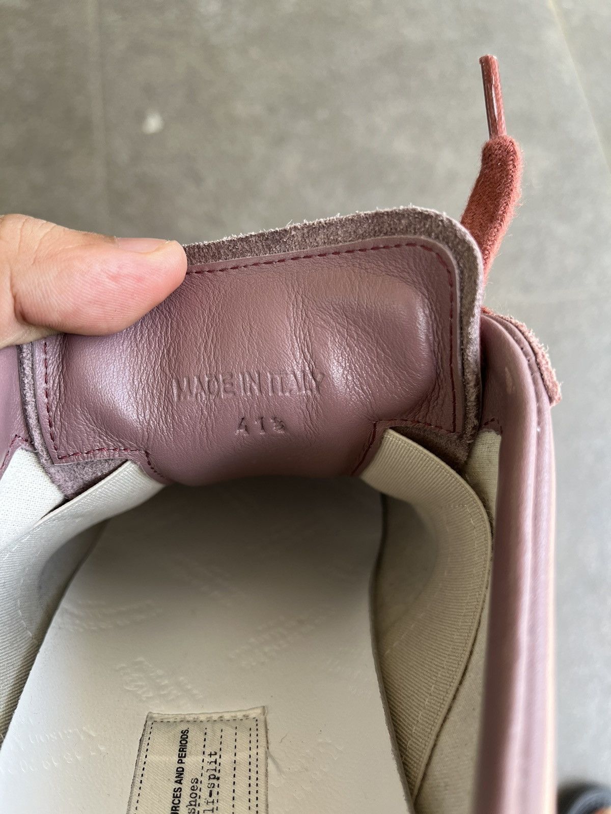 Maison Margiela Maison Margiela GATs Maroon / Burgundy Size US 8.5 / EU 41-42 - 11 Thumbnail
