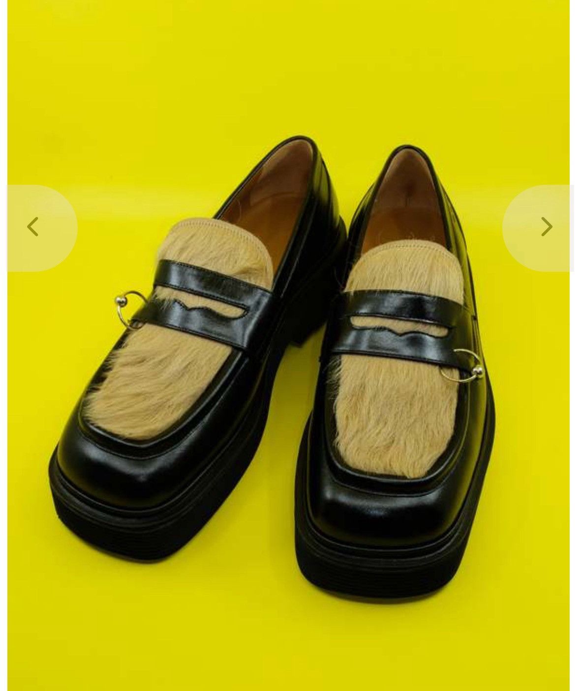 Marni Marni Pierced Pony Hair Calfskin Loafer Size US 10 / EU 43 - 1 Thumbnail