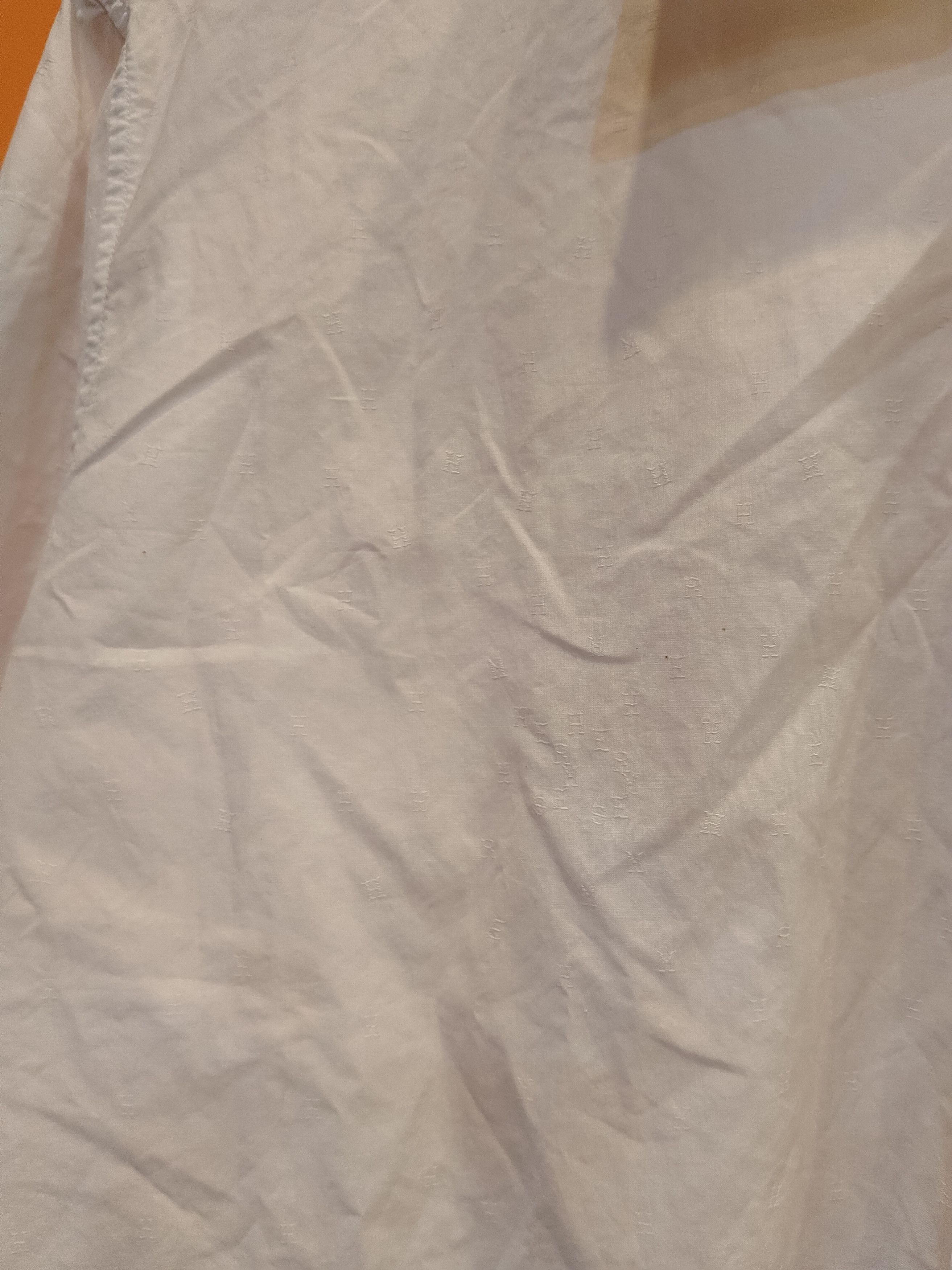 Hermes Hermes White Shirt Monogram Size US L / EU 52-54 / 3 - 7 Thumbnail