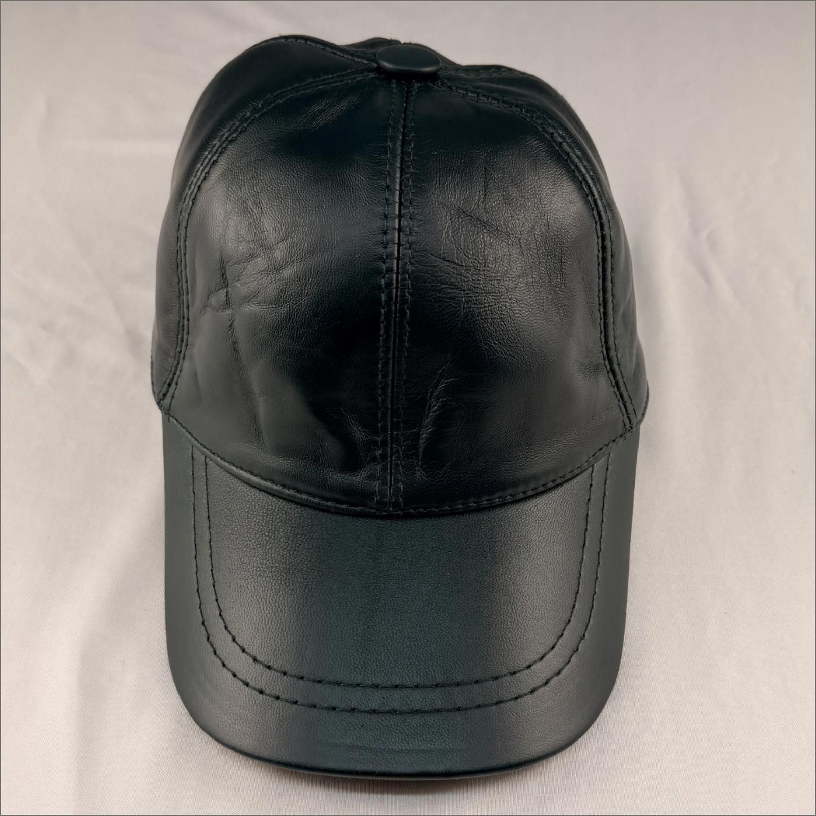 Other NEW Matt Leather Baseball Cap - Premium Hat 083 Size ONE SIZE - 2 Thumbnail