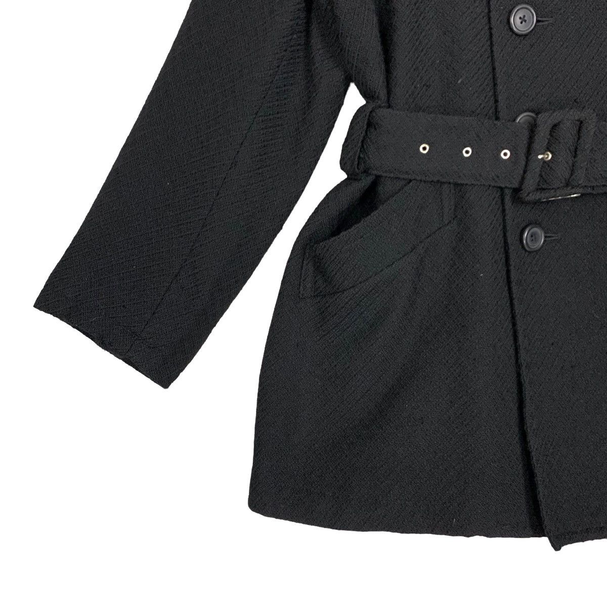 Hysteric Glamour Vintage 90s Hysteric Glamour Double Breasted Trench Coat Size M / US 6-8 / IT 42-44 - 6 Thumbnail